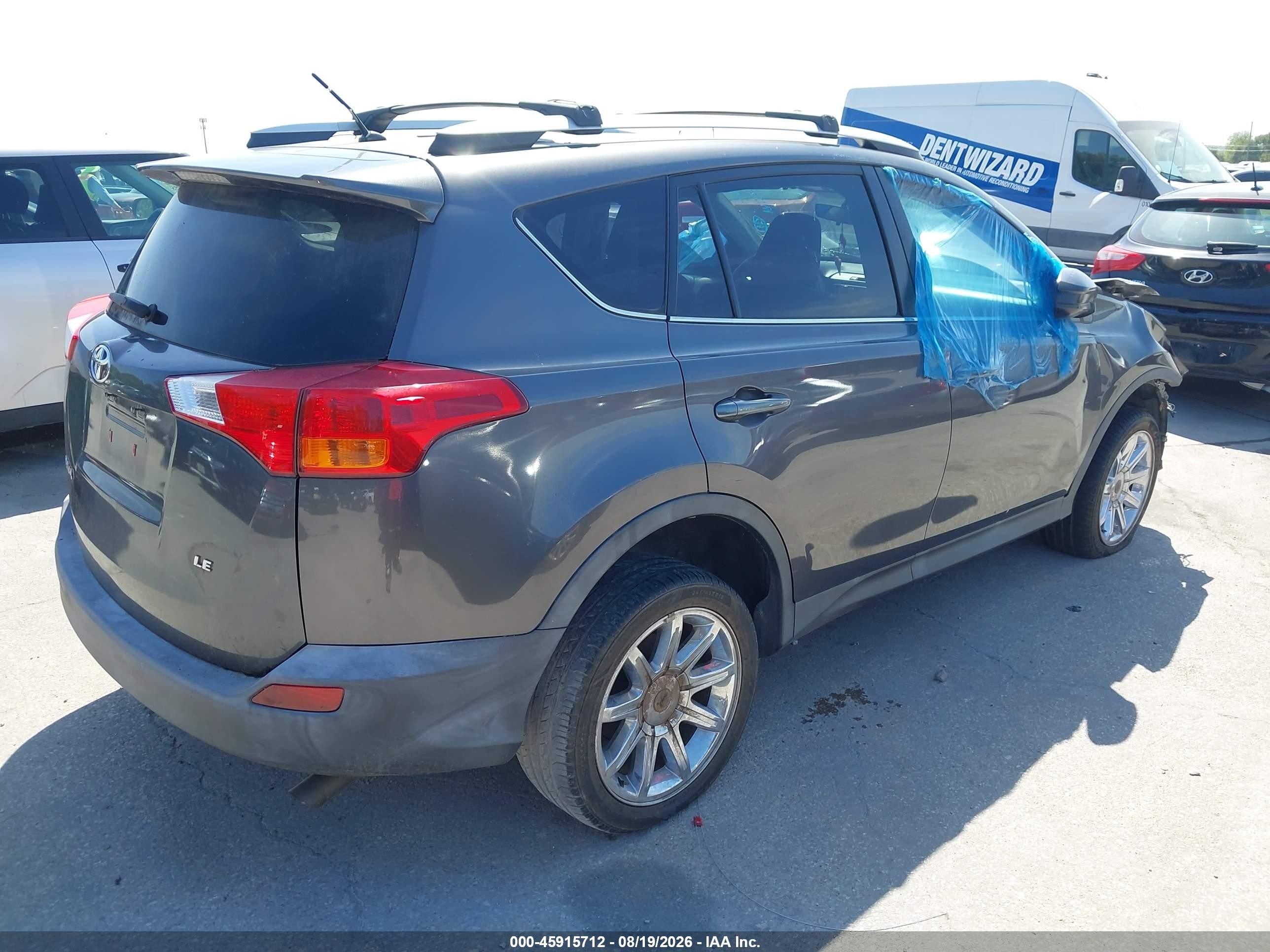 2013 Toyota Rav4 Le Серебряный vin: 2T3ZFREVXDW050050