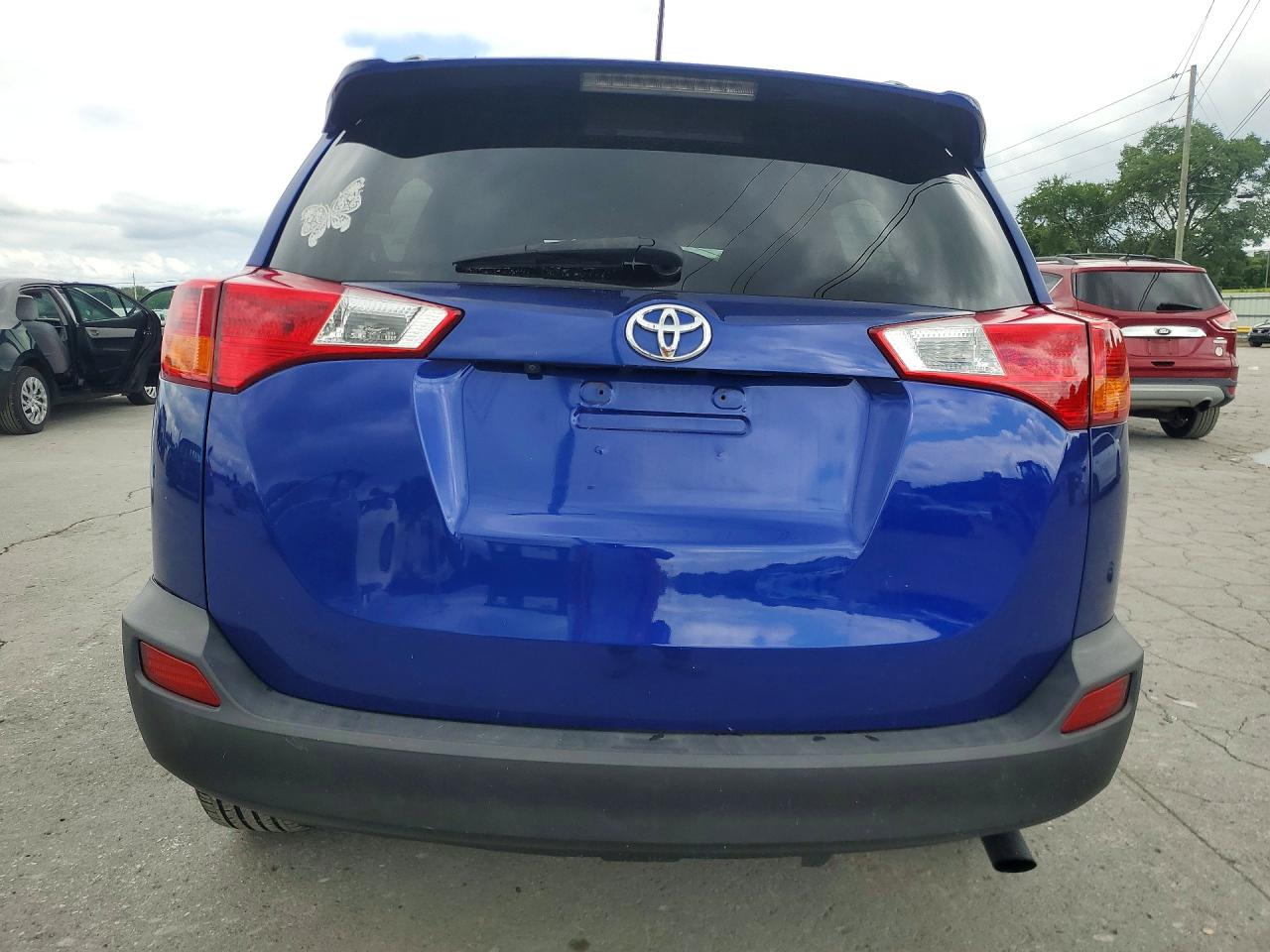 2014 Toyota Rav4 Le Blue vin: 2T3ZFREVXEW083017