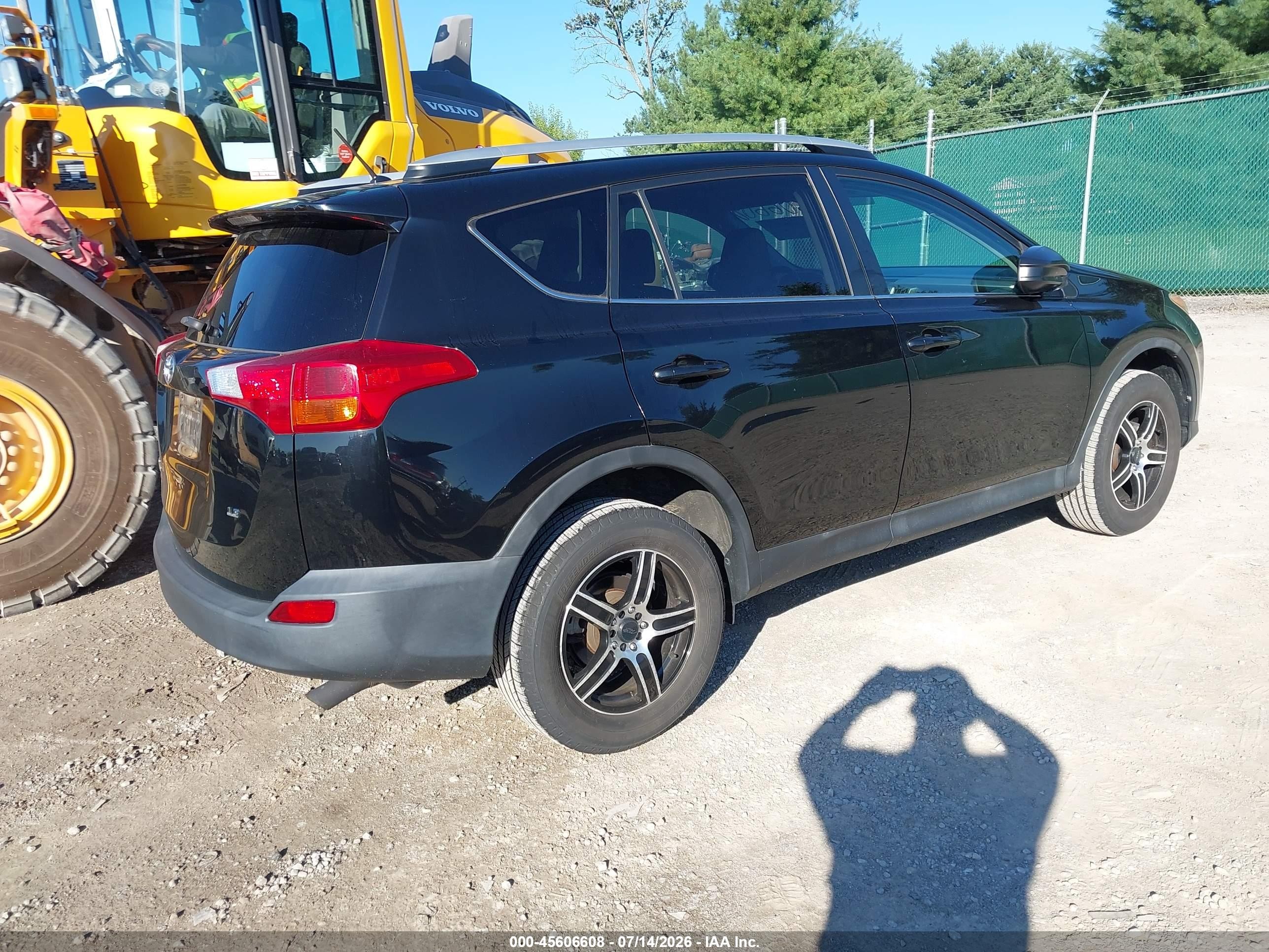 2014 Toyota Rav4 Le Black vin: 2T3ZFREVXEW085365