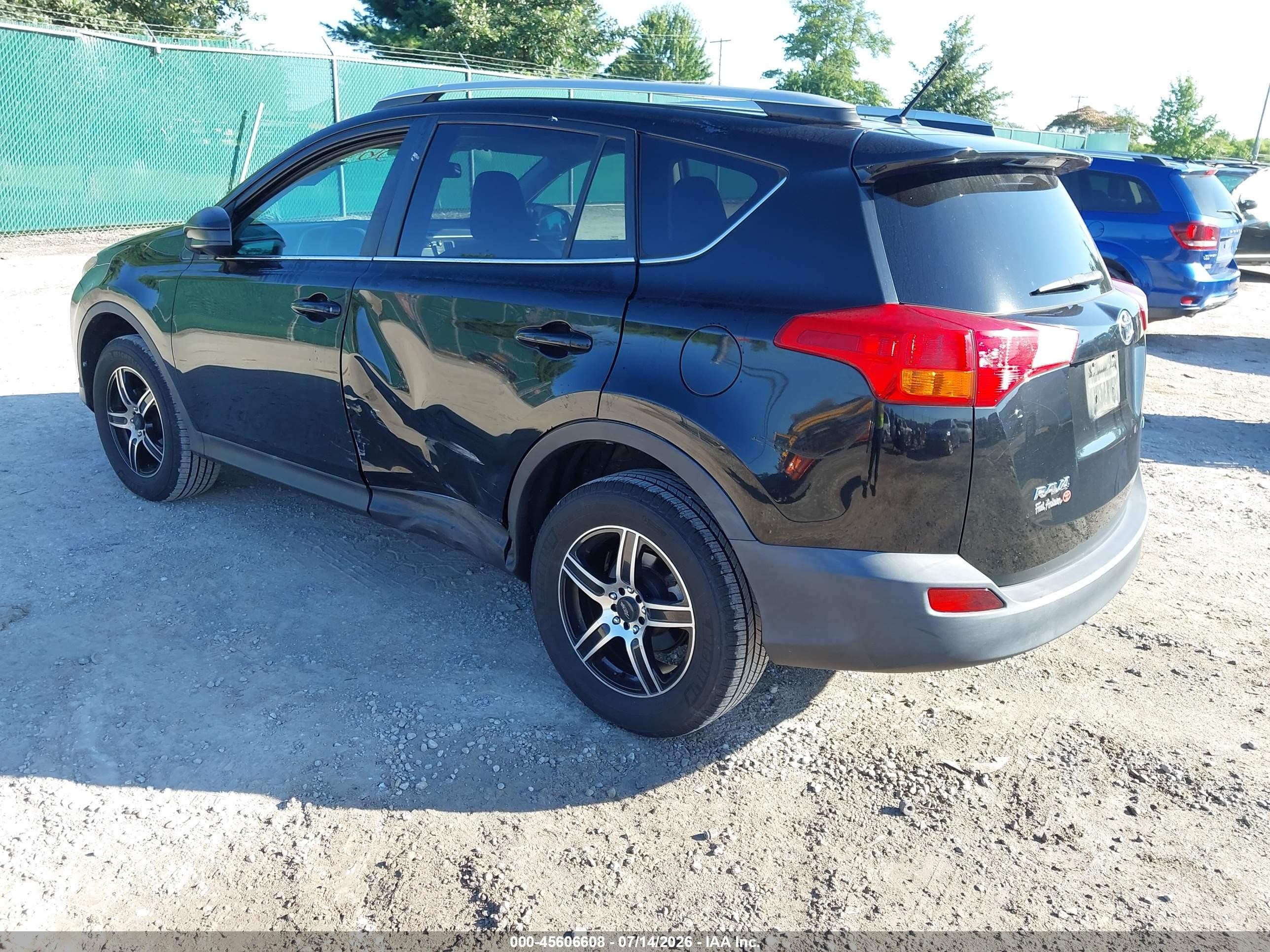 2014 Toyota Rav4 Le Black vin: 2T3ZFREVXEW085365