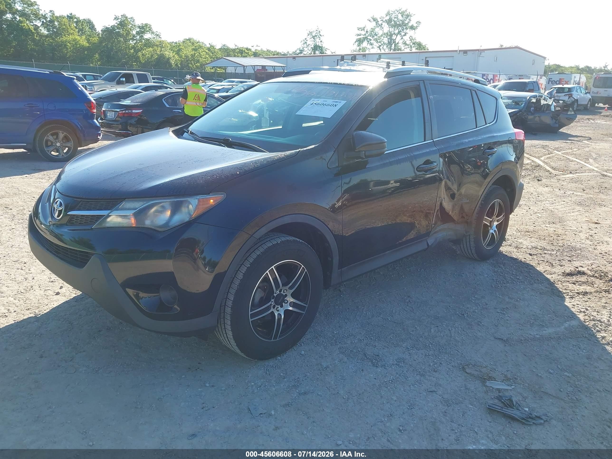 2014 Toyota Rav4 Le Black vin: 2T3ZFREVXEW085365