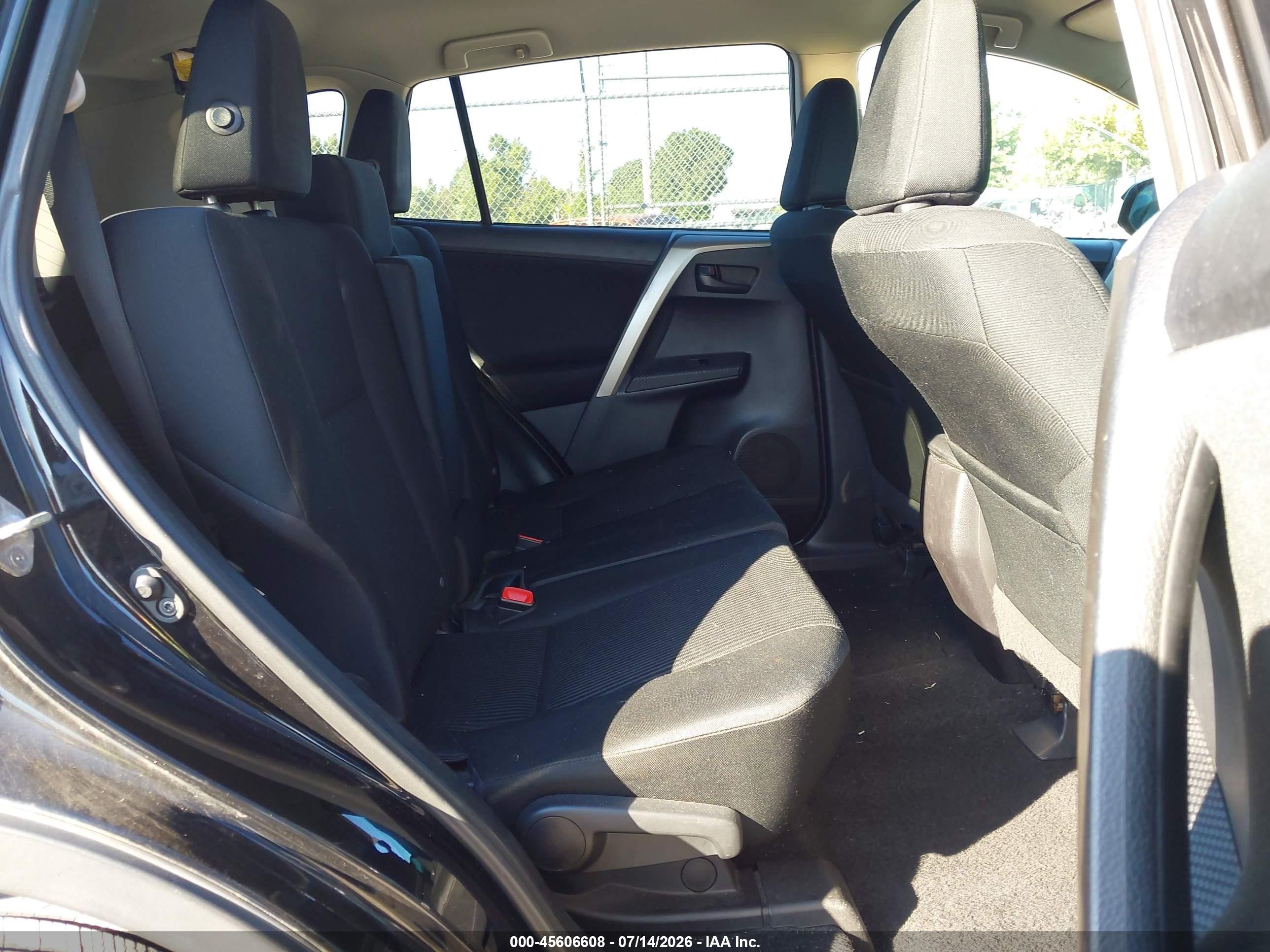 2014 Toyota Rav4 Le Black vin: 2T3ZFREVXEW085365