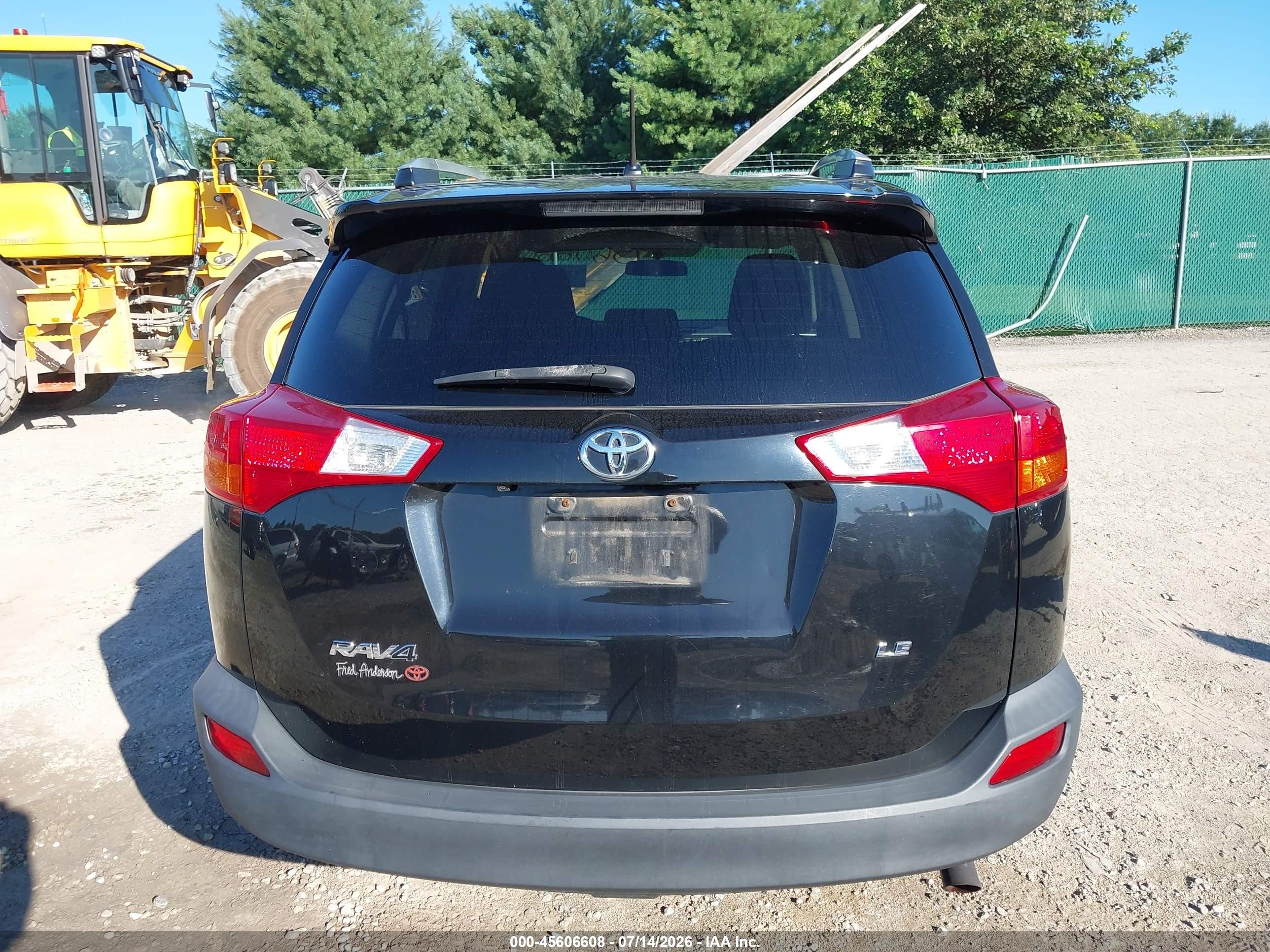 2014 Toyota Rav4 Le Black vin: 2T3ZFREVXEW085365