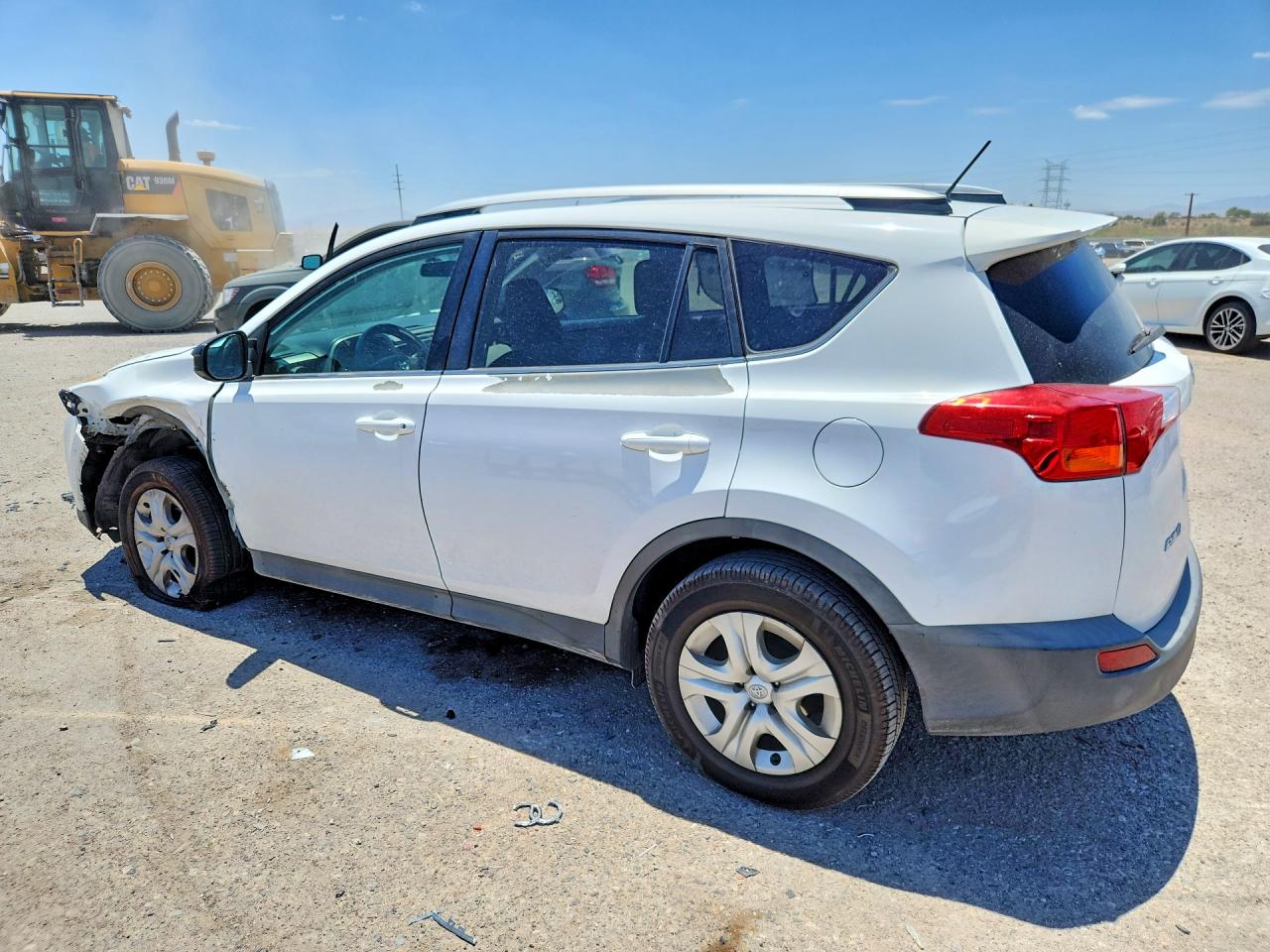 2014 Toyota Rav4 Le White vin: 2T3ZFREVXEW088475