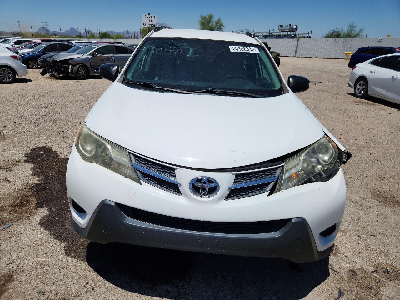2014 Toyota Rav4 Le White vin: 2T3ZFREVXEW088475