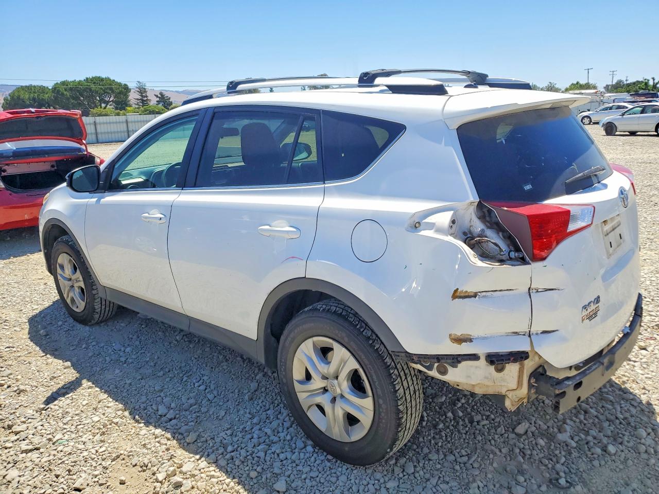 2014 Toyota Rav4 Le Белый vin: 2T3ZFREVXEW097936
