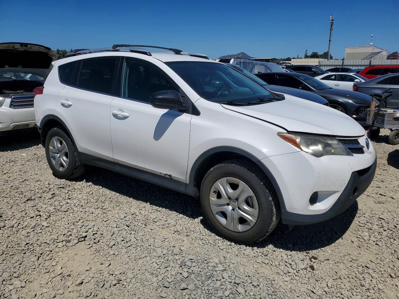 2014 Toyota Rav4 Le Белый vin: 2T3ZFREVXEW097936