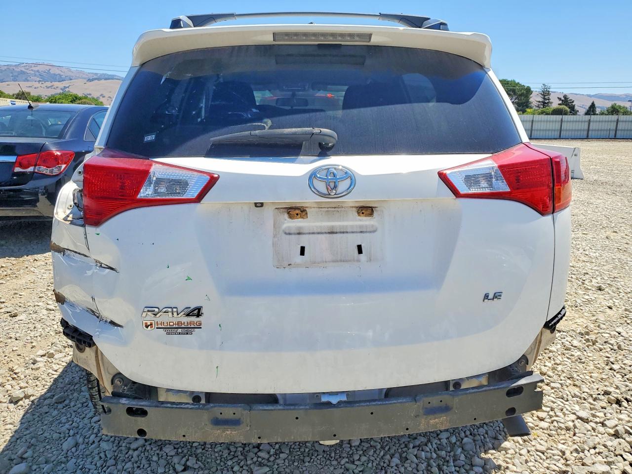 2014 Toyota Rav4 Le Белый vin: 2T3ZFREVXEW097936