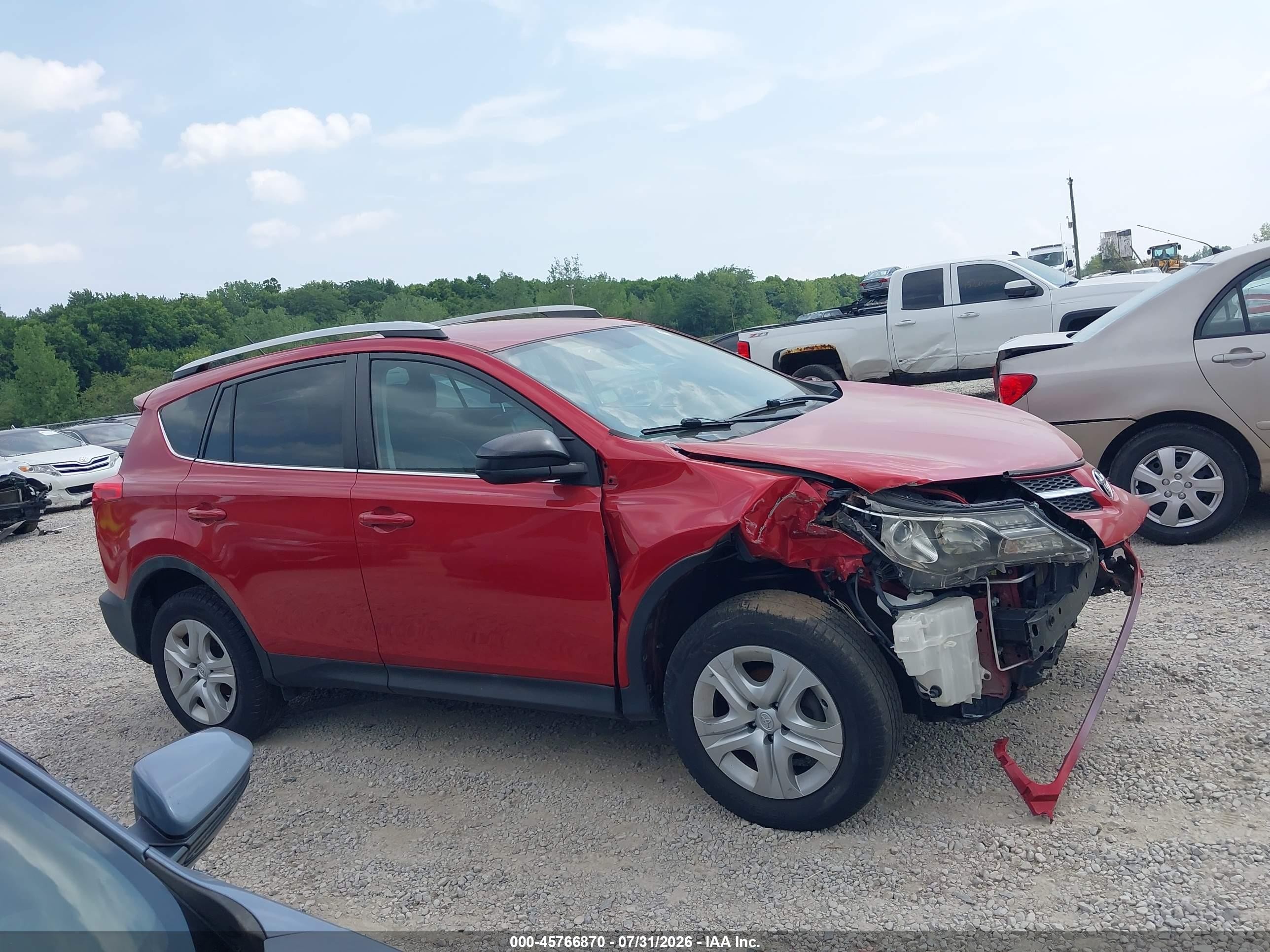 2015 Toyota Rav4 Le Red vin: 2T3ZFREVXFW130841