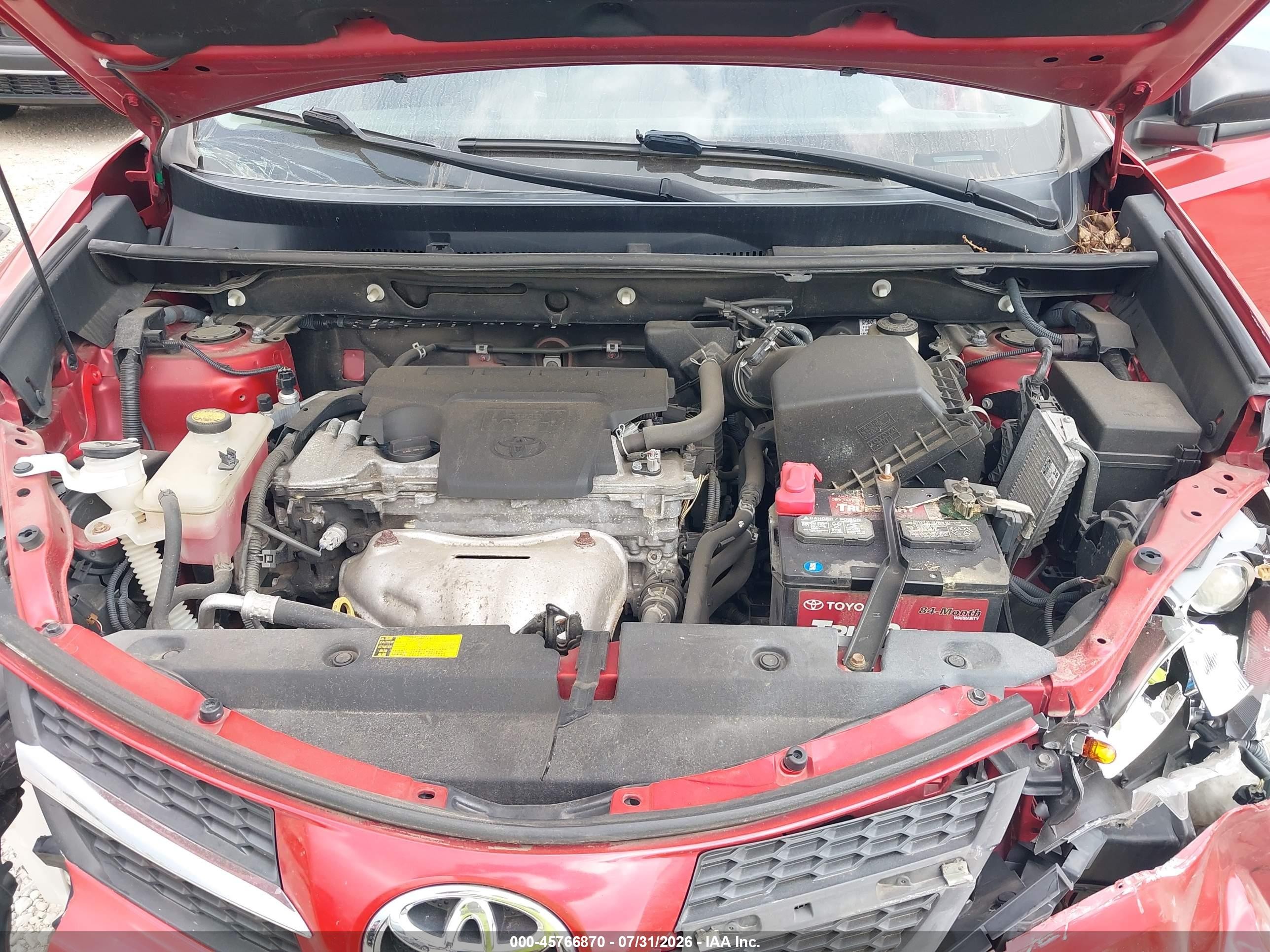2015 Toyota Rav4 Le Red vin: 2T3ZFREVXFW130841