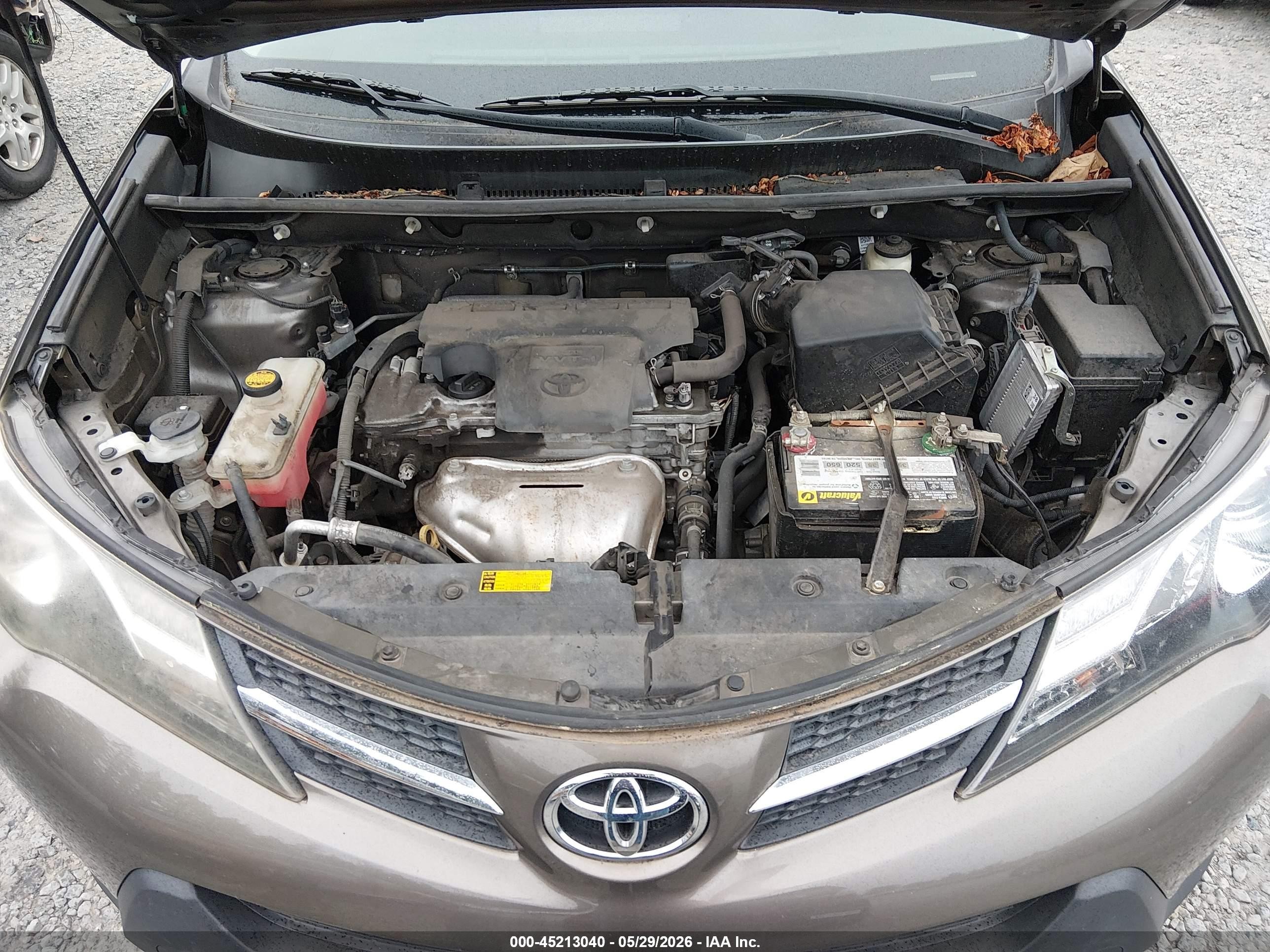 2015 Toyota Rav4 Le Gray vin: 2T3ZFREVXFW150796