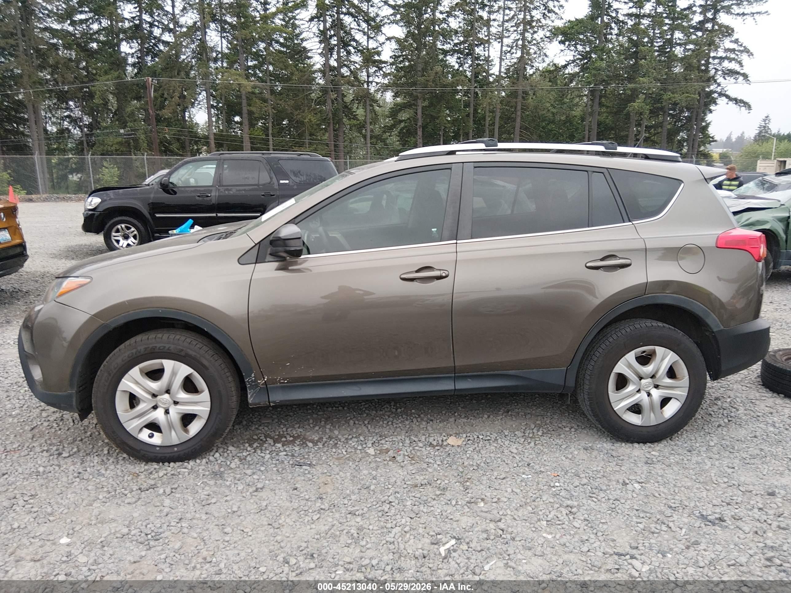 2015 Toyota Rav4 Le Gray vin: 2T3ZFREVXFW150796