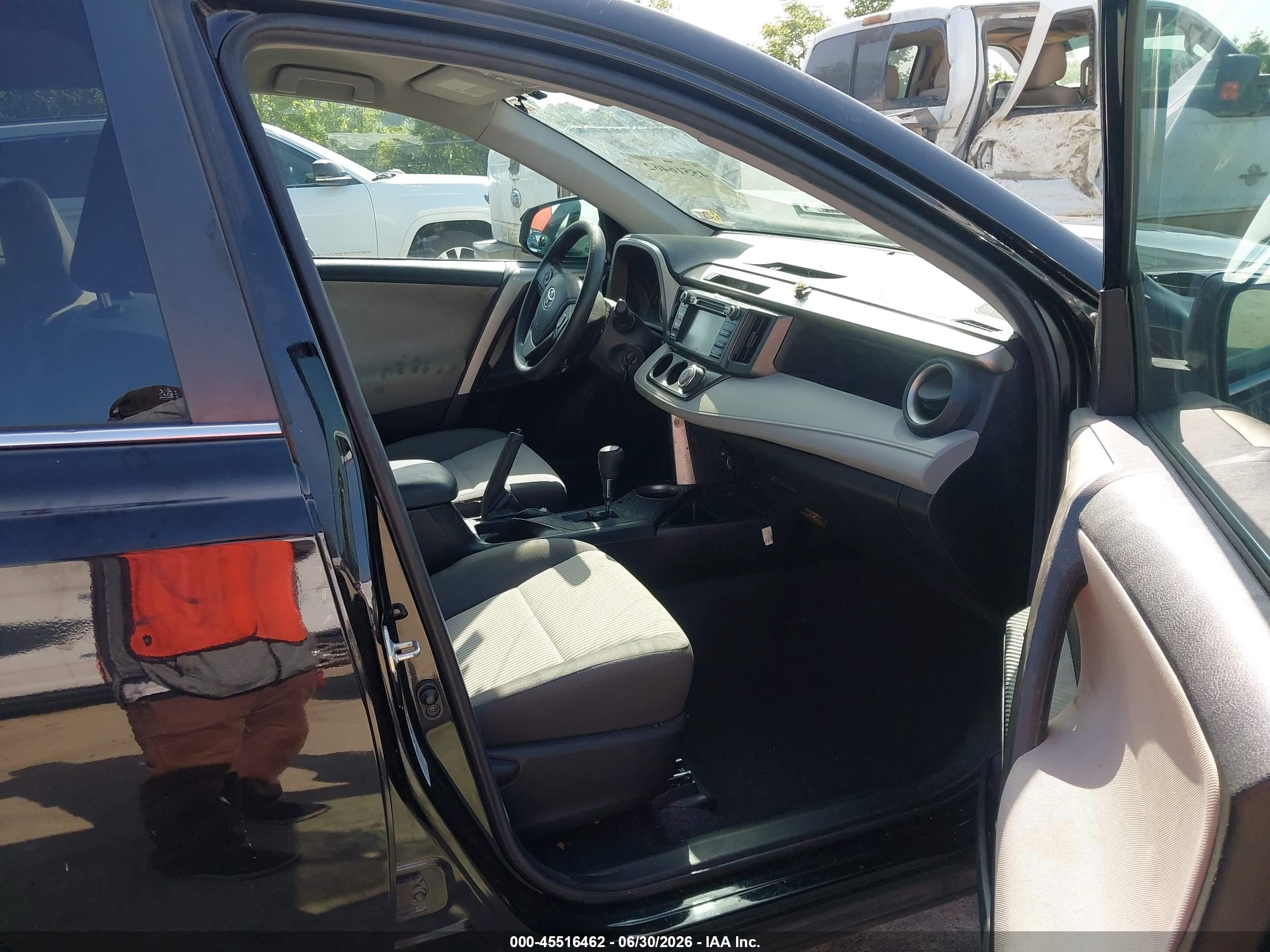 2015 Toyota Rav4 Le Black vin: 2T3ZFREVXFW224427