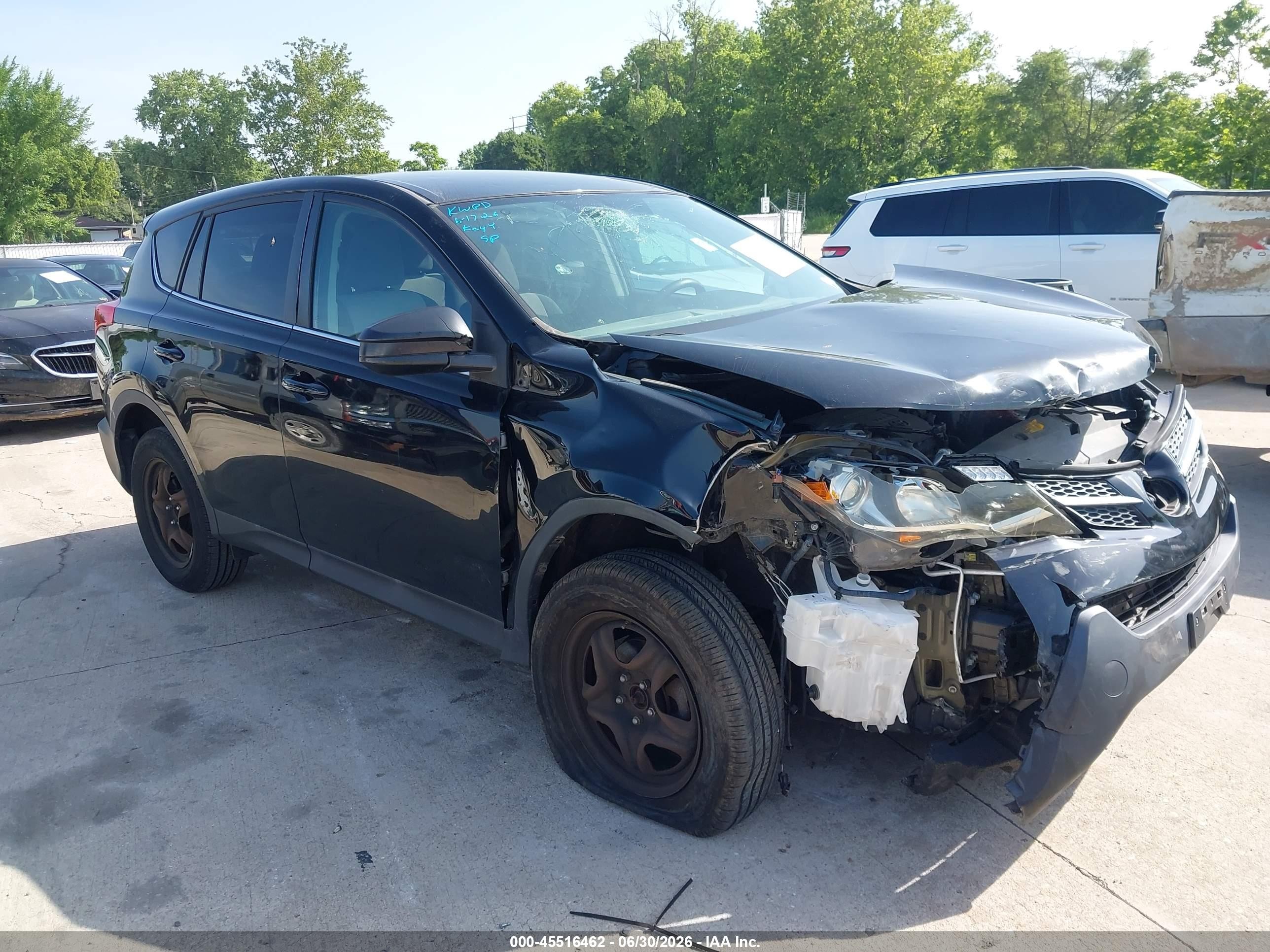 2015 Toyota Rav4 Le Black vin: 2T3ZFREVXFW224427
