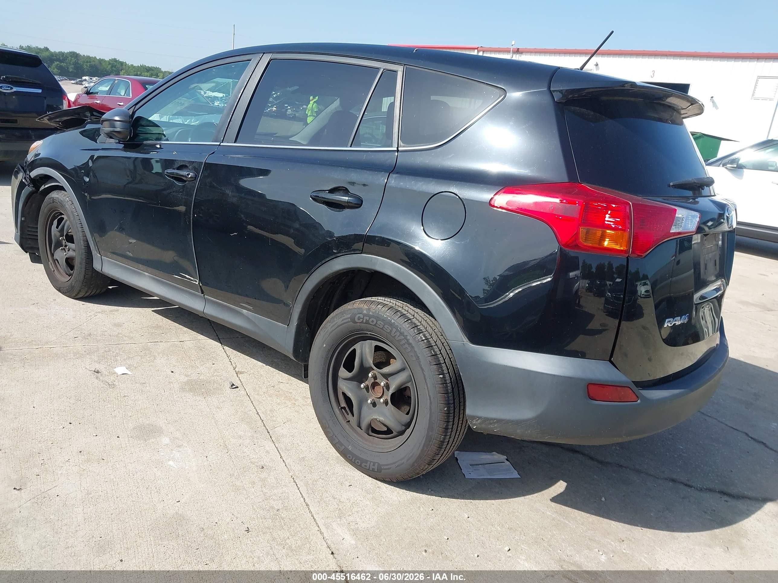 2015 Toyota Rav4 Le Black vin: 2T3ZFREVXFW224427