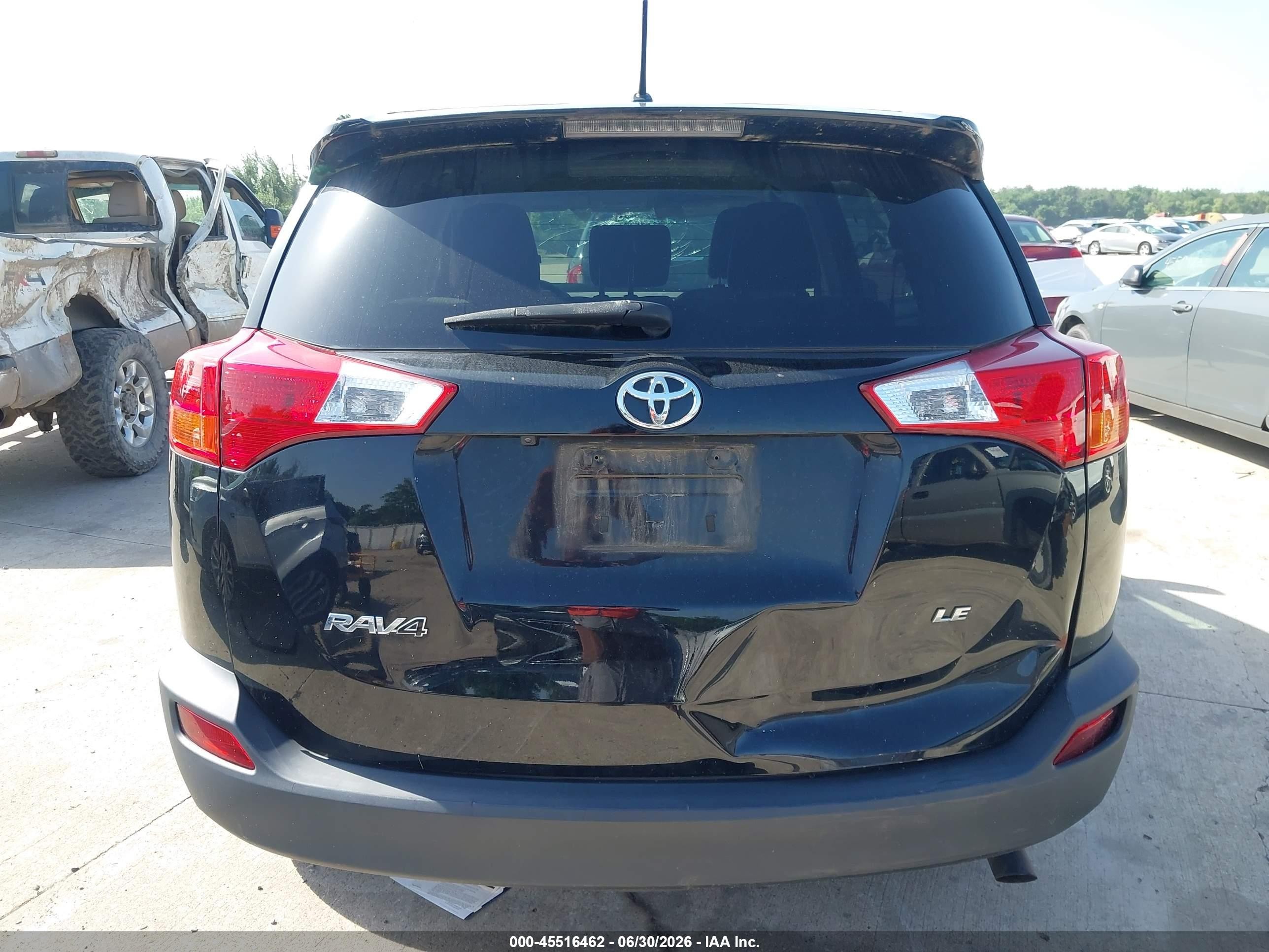 2015 Toyota Rav4 Le Black vin: 2T3ZFREVXFW224427