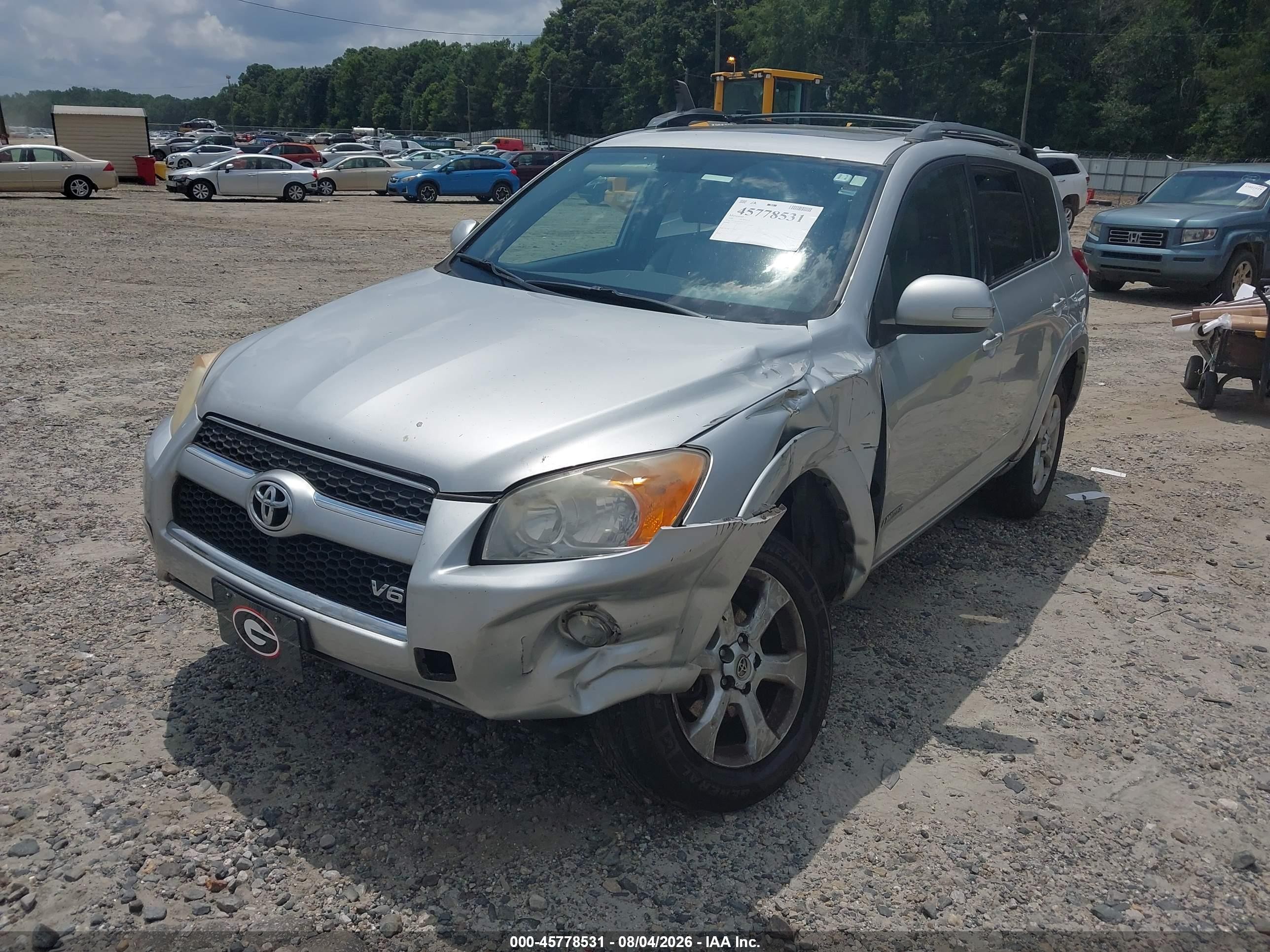 2009 Toyota Rav4 Limited V6 Silver vin: 2T3ZK31V39W003111