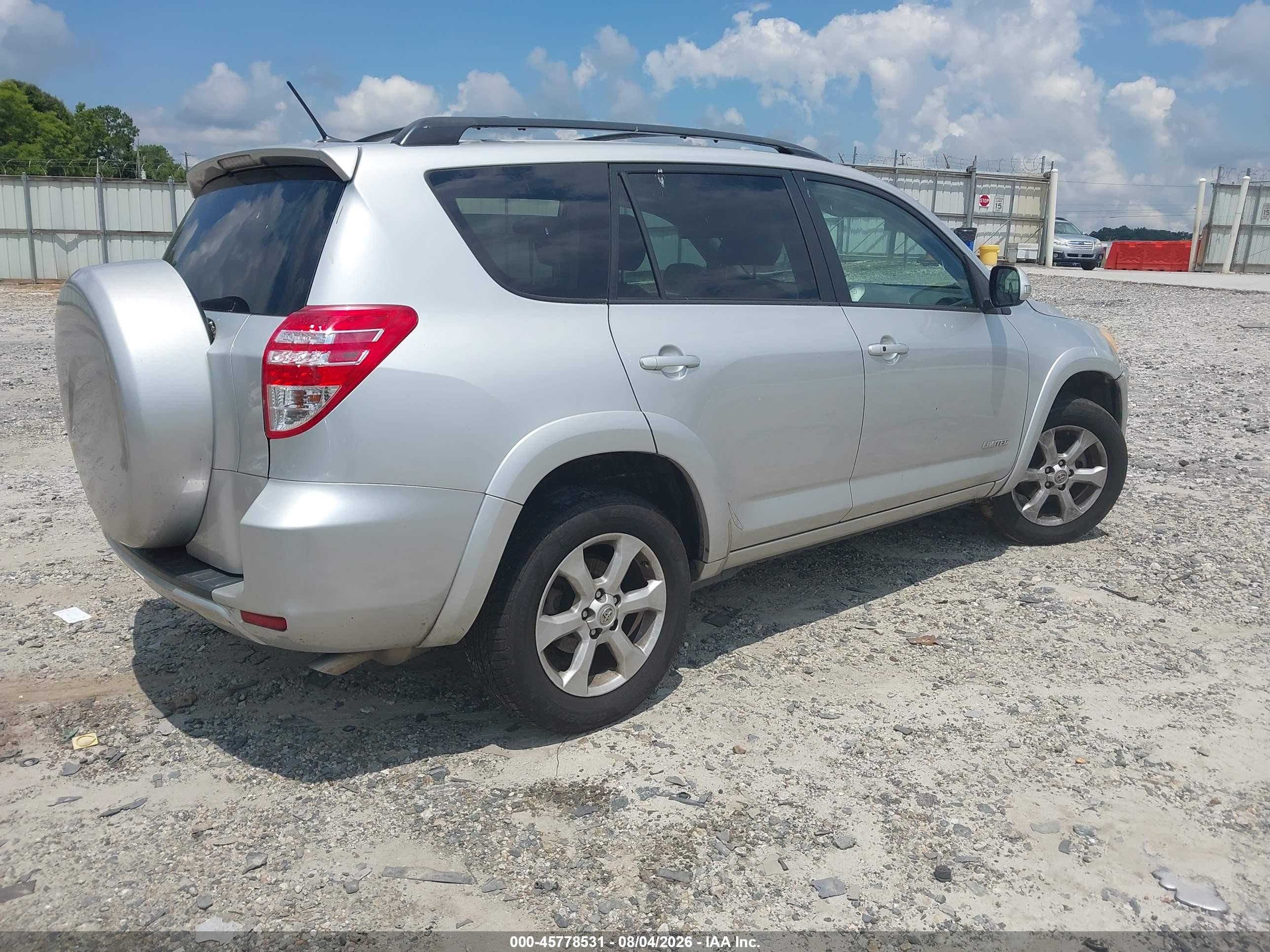 2009 Toyota Rav4 Limited V6 Silver vin: 2T3ZK31V39W003111