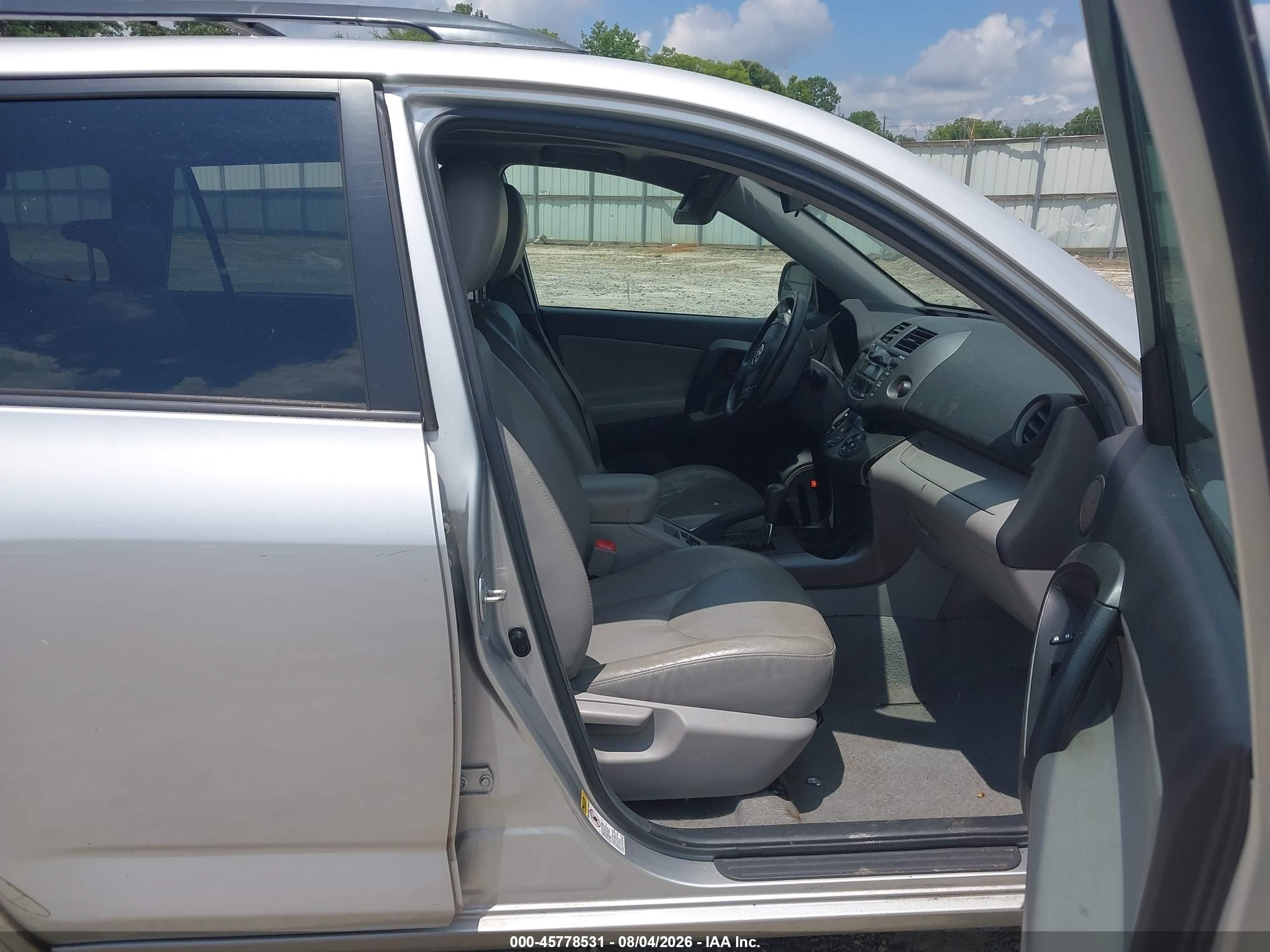 2009 Toyota Rav4 Limited V6 Silver vin: 2T3ZK31V39W003111