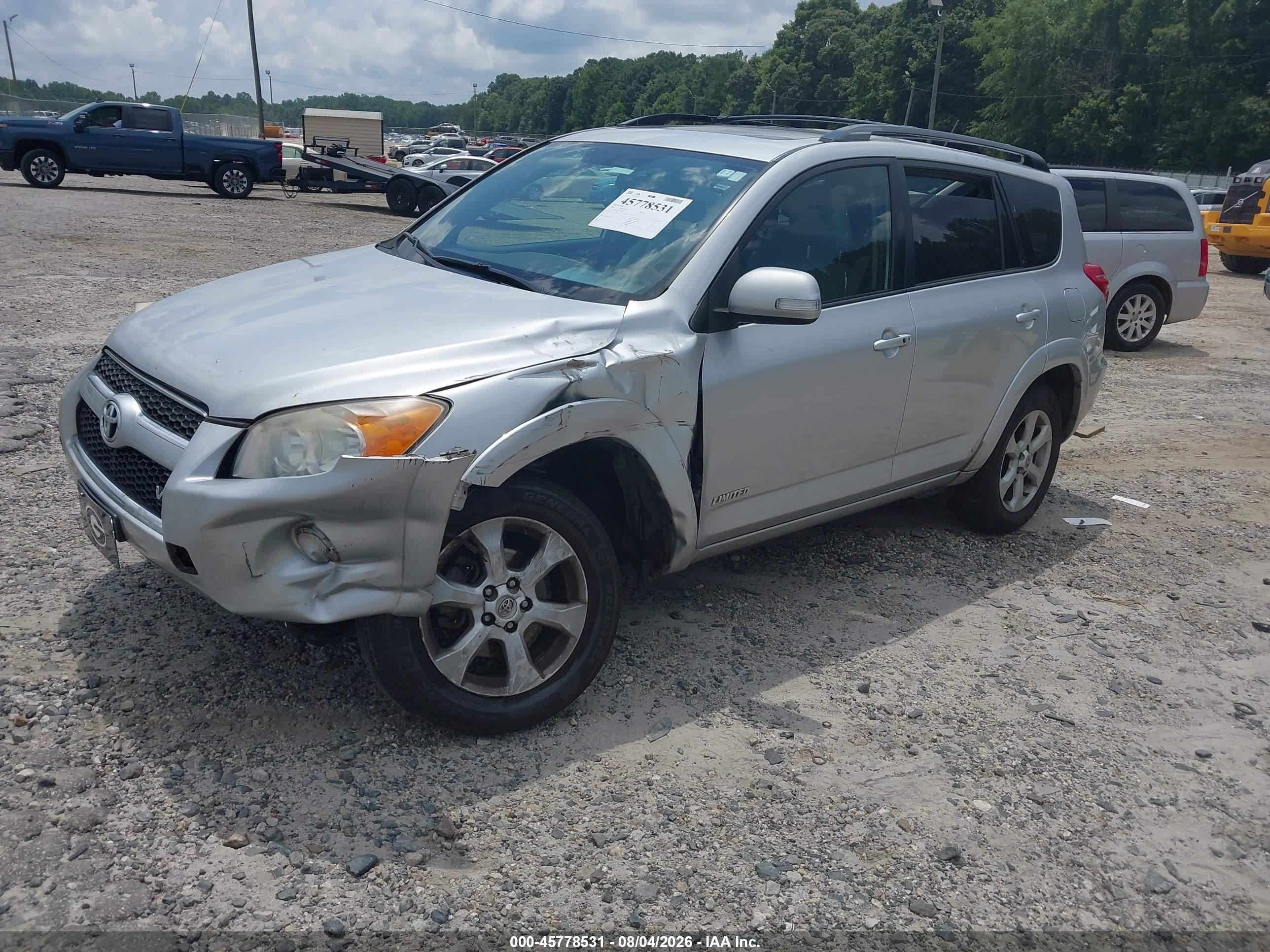 2009 Toyota Rav4 Limited V6 Silver vin: 2T3ZK31V39W003111