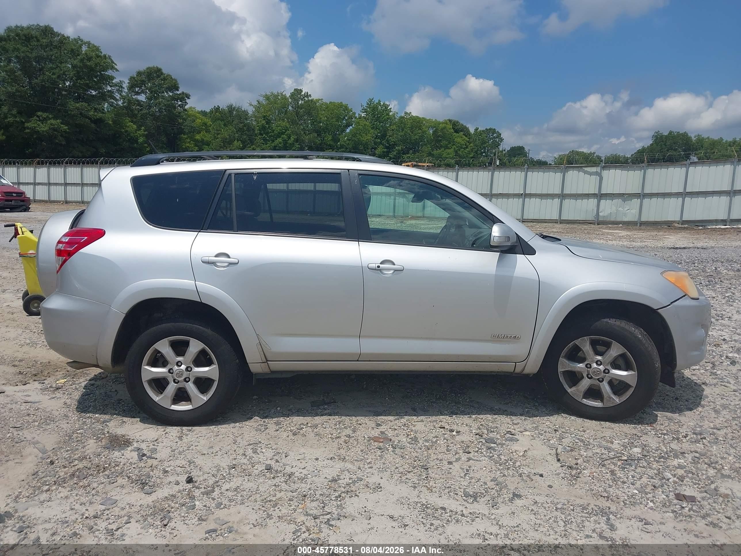 2009 Toyota Rav4 Limited V6 Silver vin: 2T3ZK31V39W003111