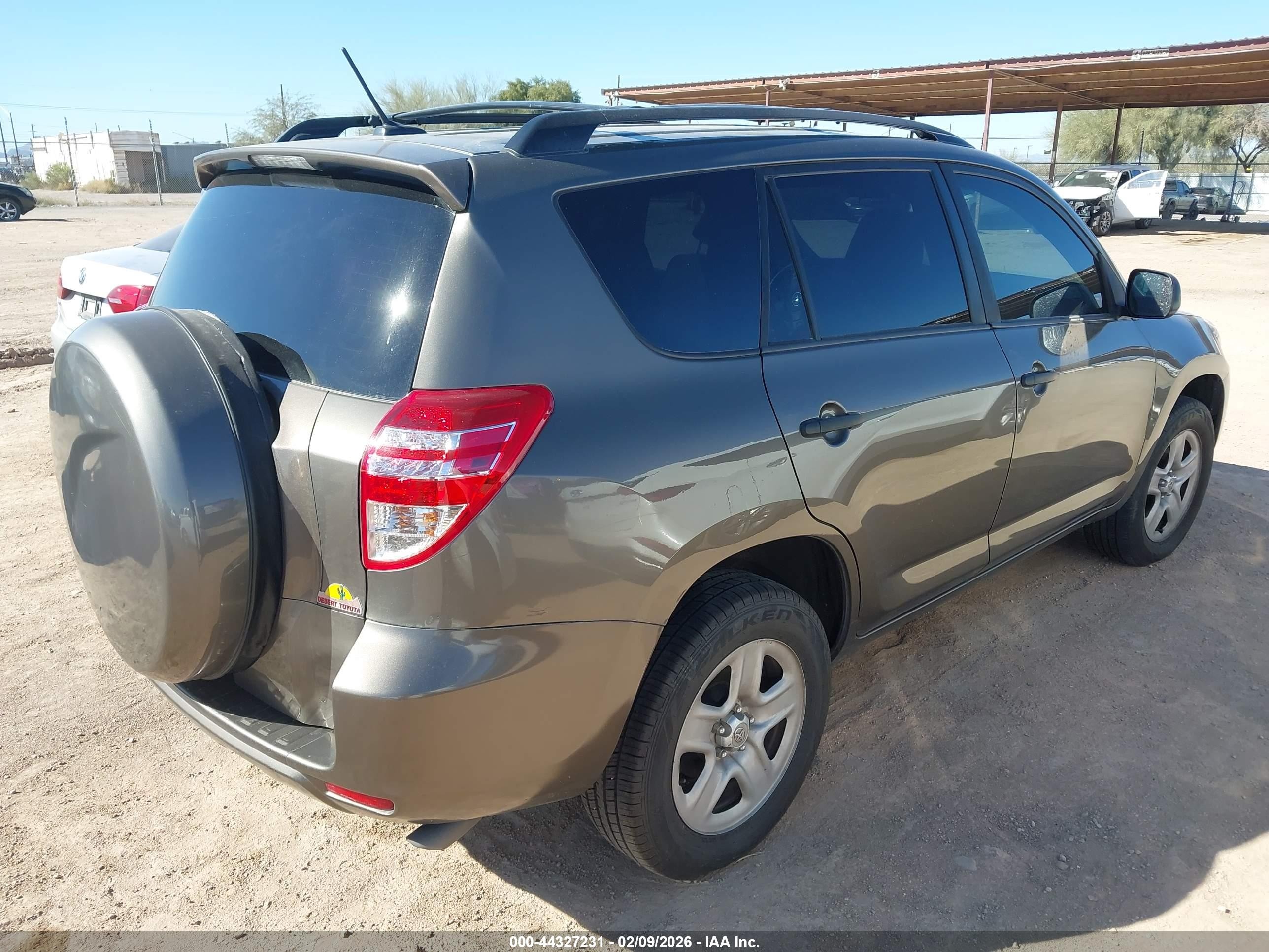 2012 Toyota Rav4 Base V6 Brown vin: 2T3ZK4DV0CW018108
