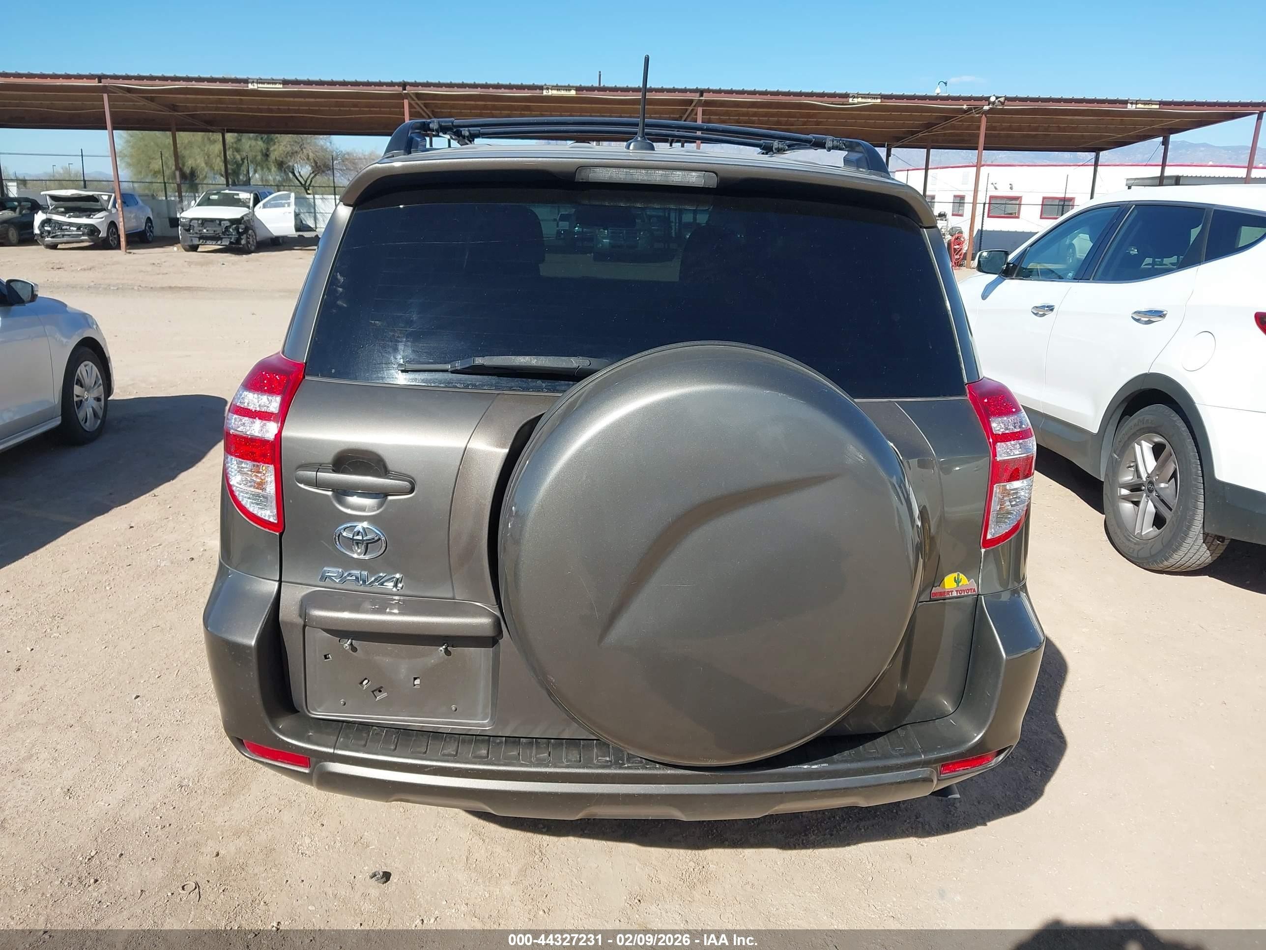 2012 Toyota Rav4 Base V6 Brown vin: 2T3ZK4DV0CW018108