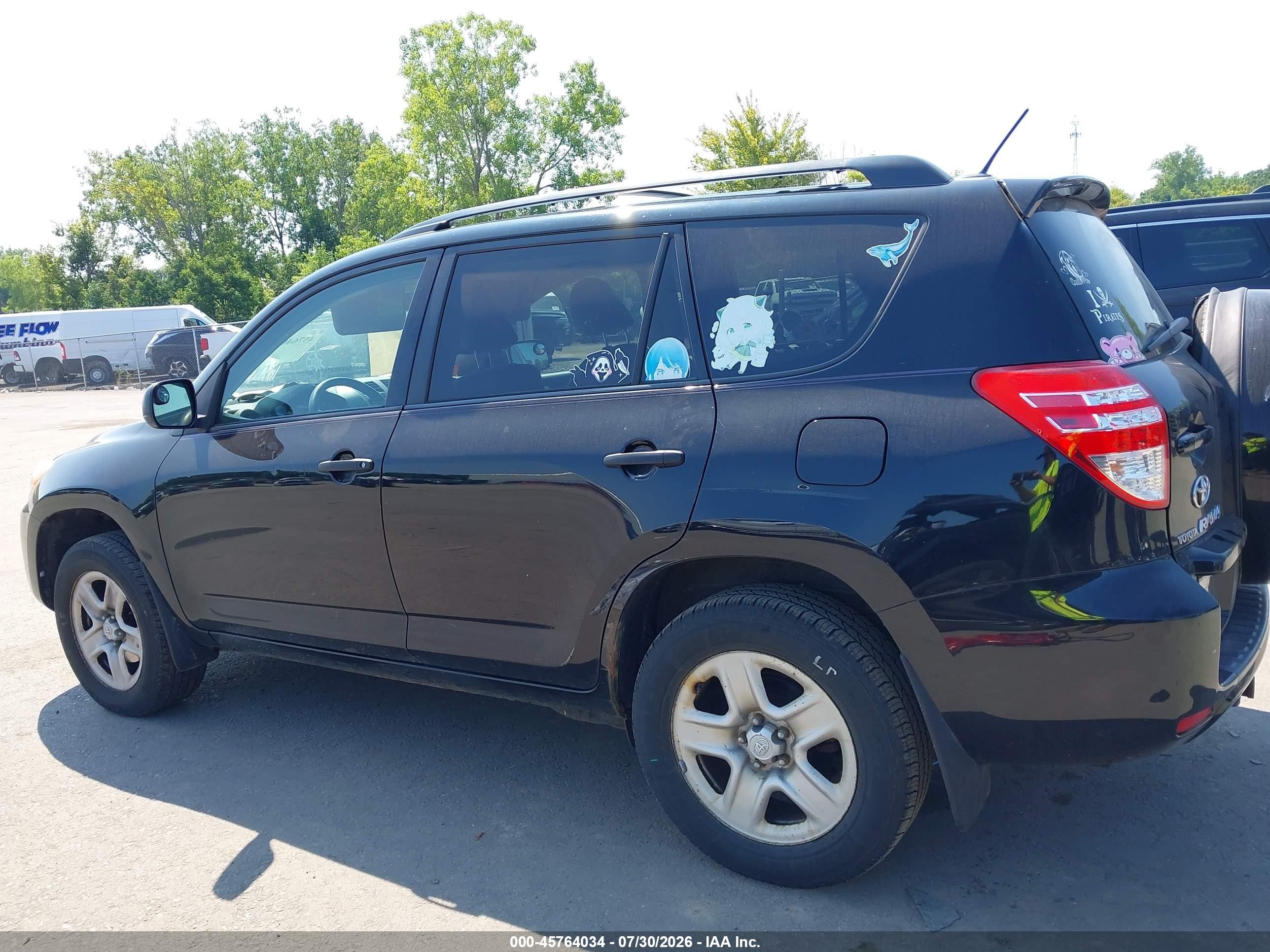 2010 Toyota Rav4 Base V6 Black vin: 2T3ZK4DV2AW004000