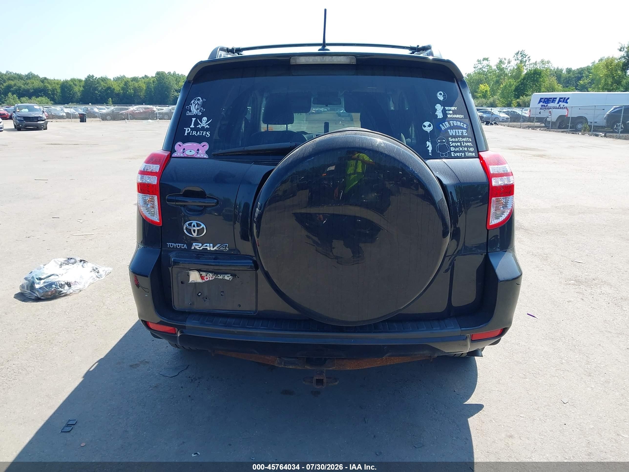 2010 Toyota Rav4 Base V6 Black vin: 2T3ZK4DV2AW004000