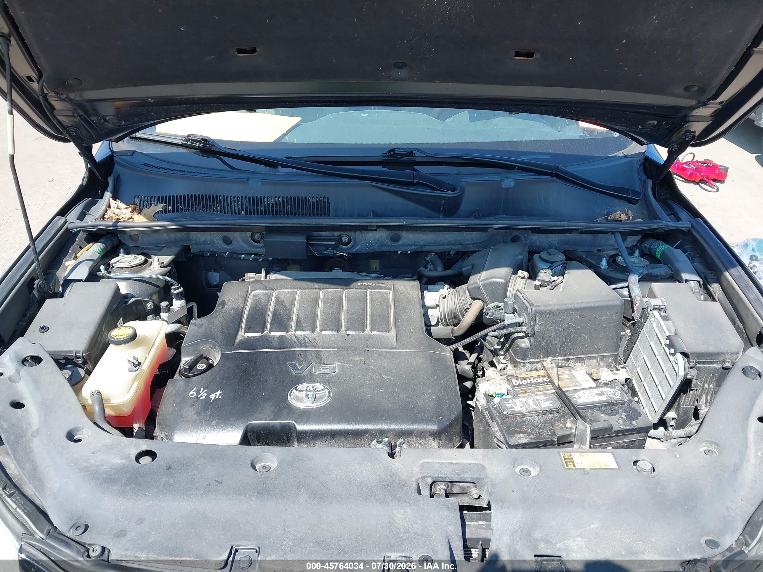 2010 Toyota Rav4 Base V6 Black vin: 2T3ZK4DV2AW004000