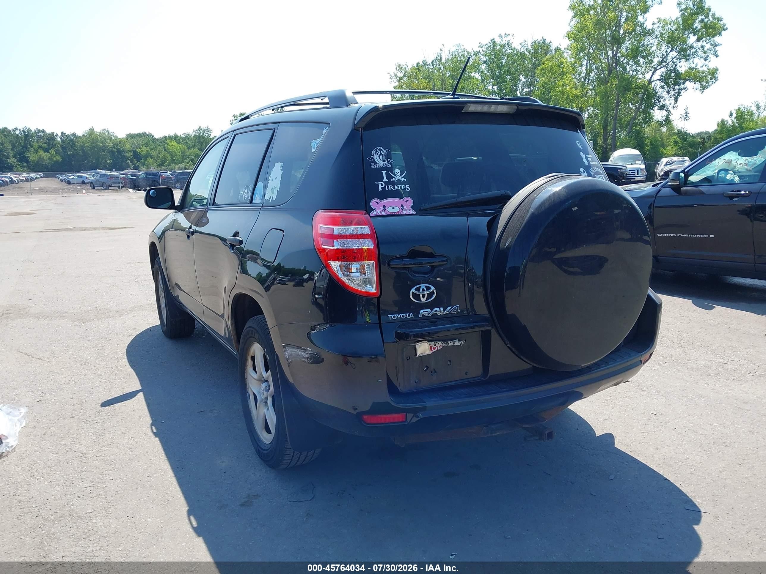 2010 Toyota Rav4 Base V6 Black vin: 2T3ZK4DV2AW004000