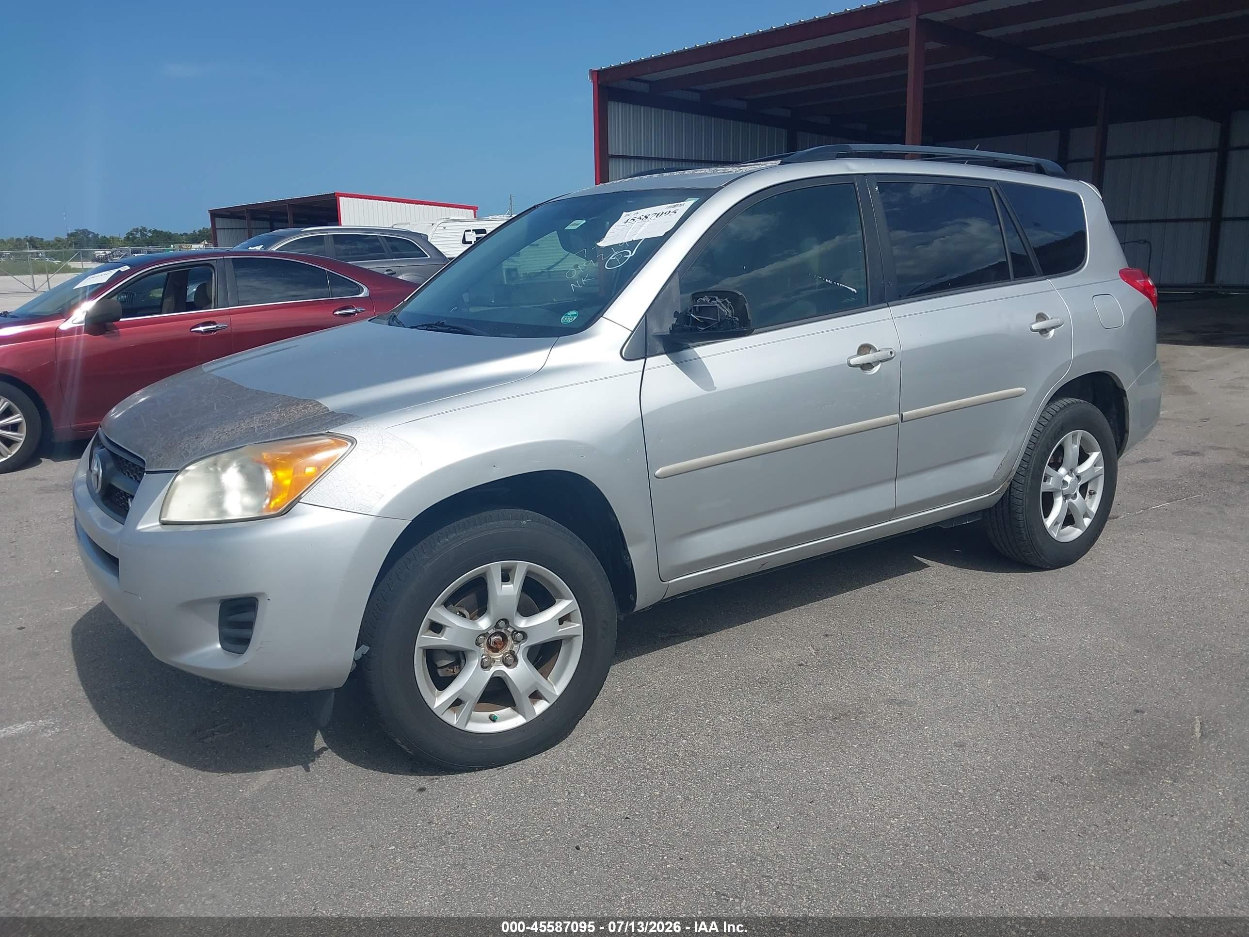 2012 Toyota Rav4 Base V6 Silver vin: 2T3ZK4DV3CW019219
