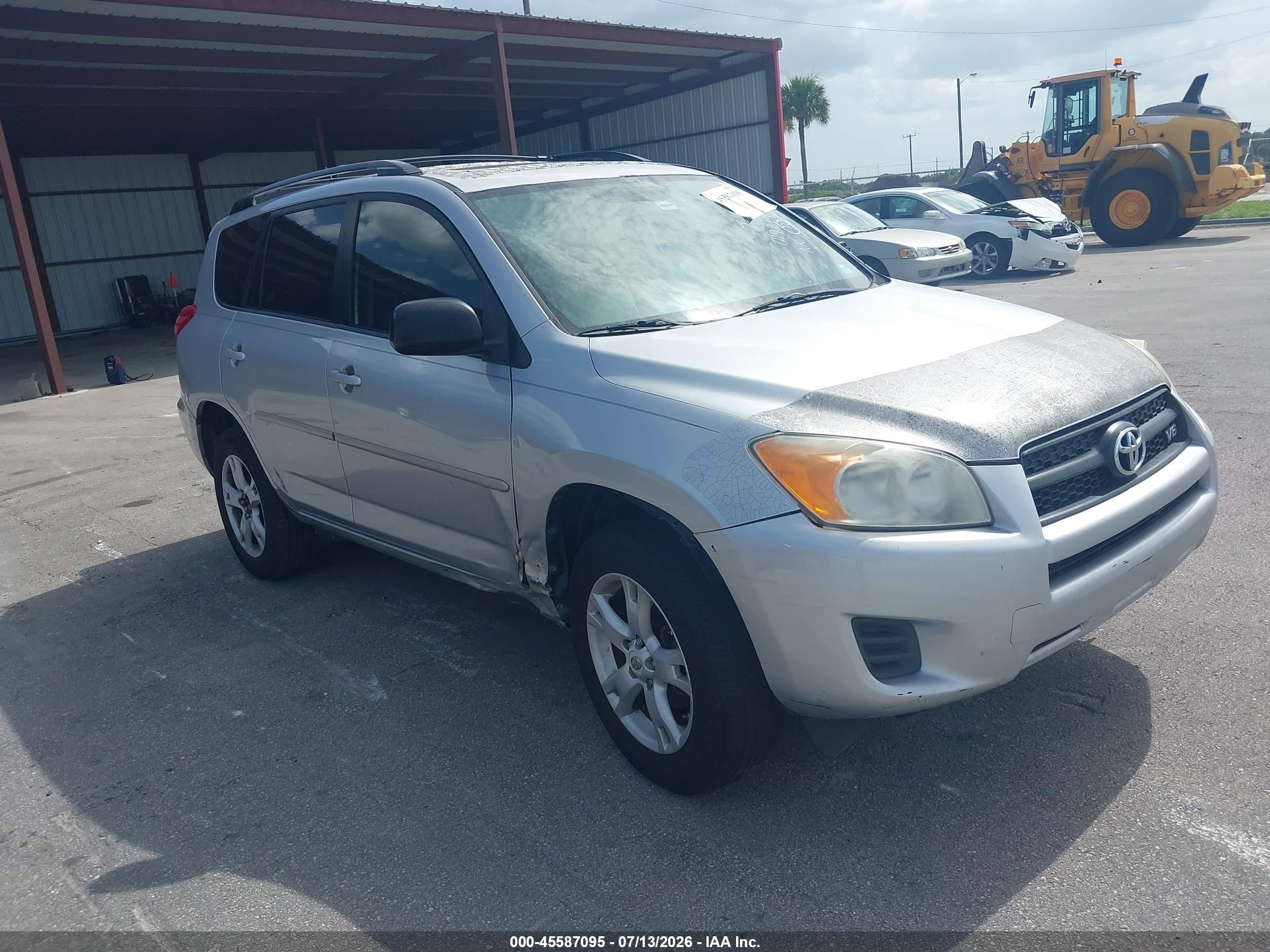 2012 Toyota Rav4 Base V6 Silver vin: 2T3ZK4DV3CW019219