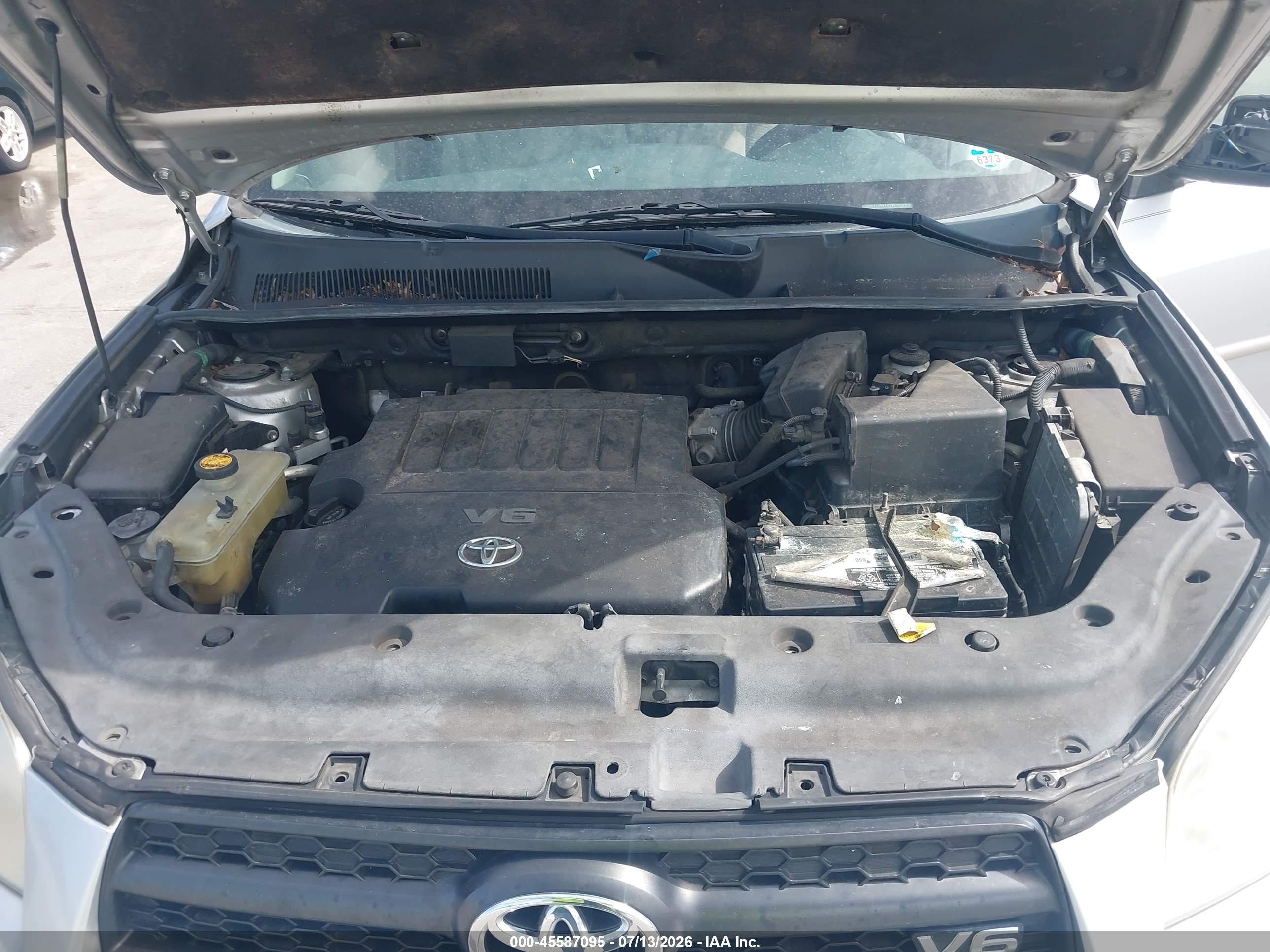 2012 Toyota Rav4 Base V6 Silver vin: 2T3ZK4DV3CW019219