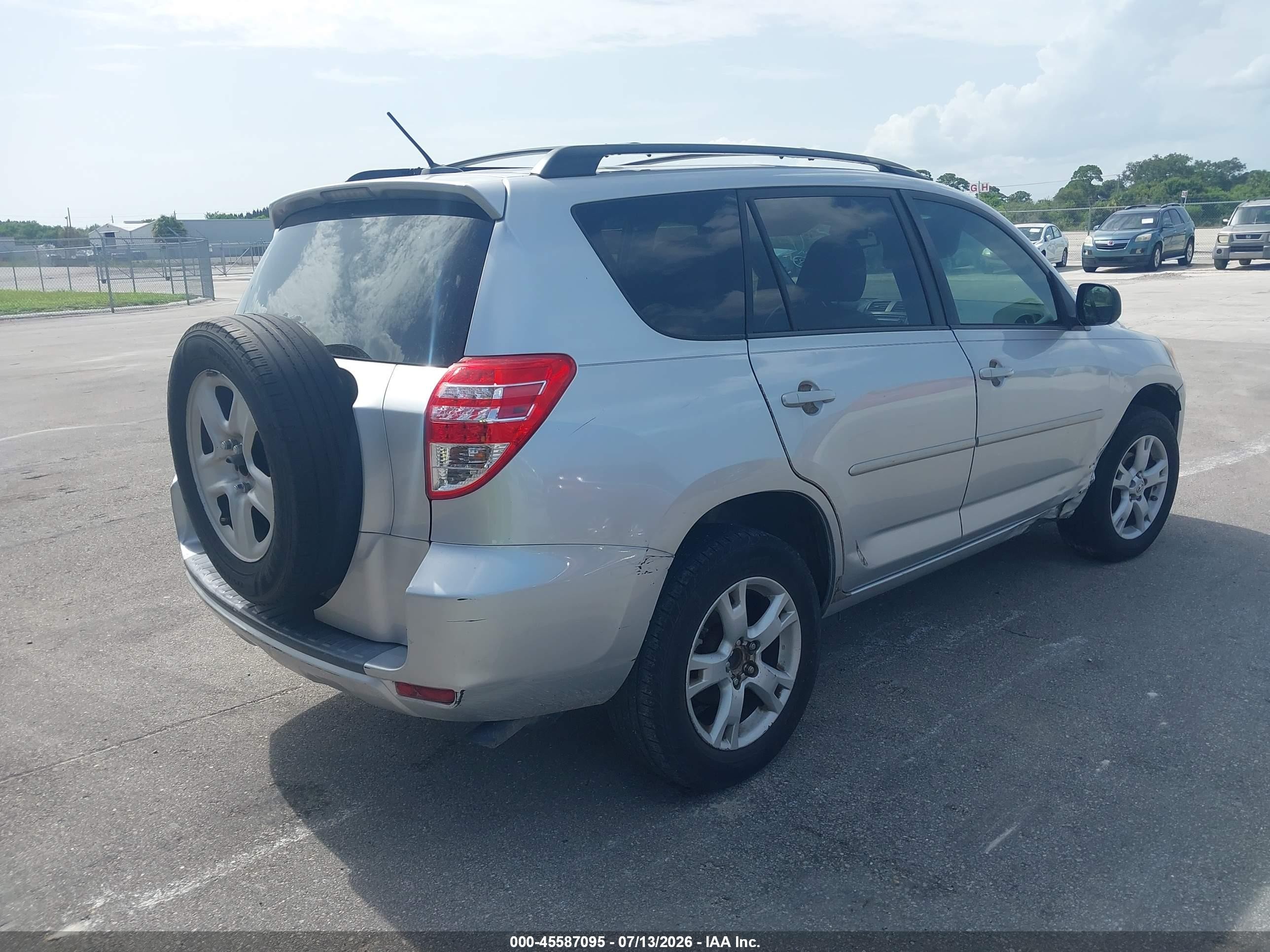 2012 Toyota Rav4 Base V6 Silver vin: 2T3ZK4DV3CW019219