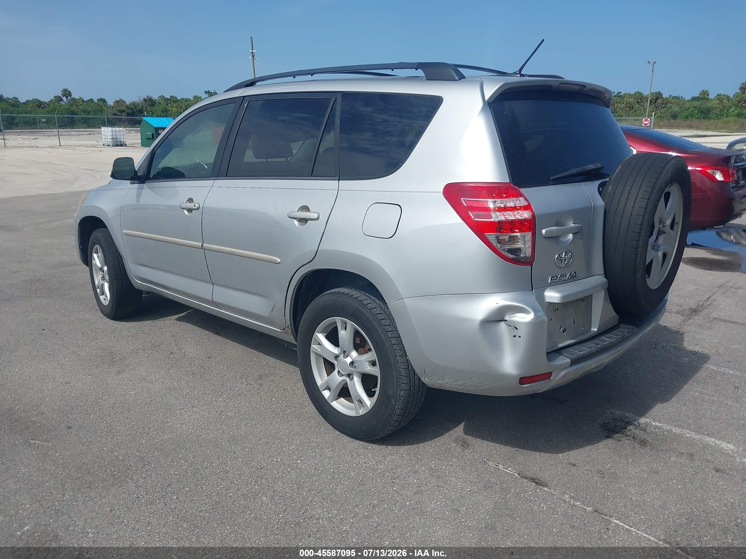 2012 Toyota Rav4 Base V6 Silver vin: 2T3ZK4DV3CW019219