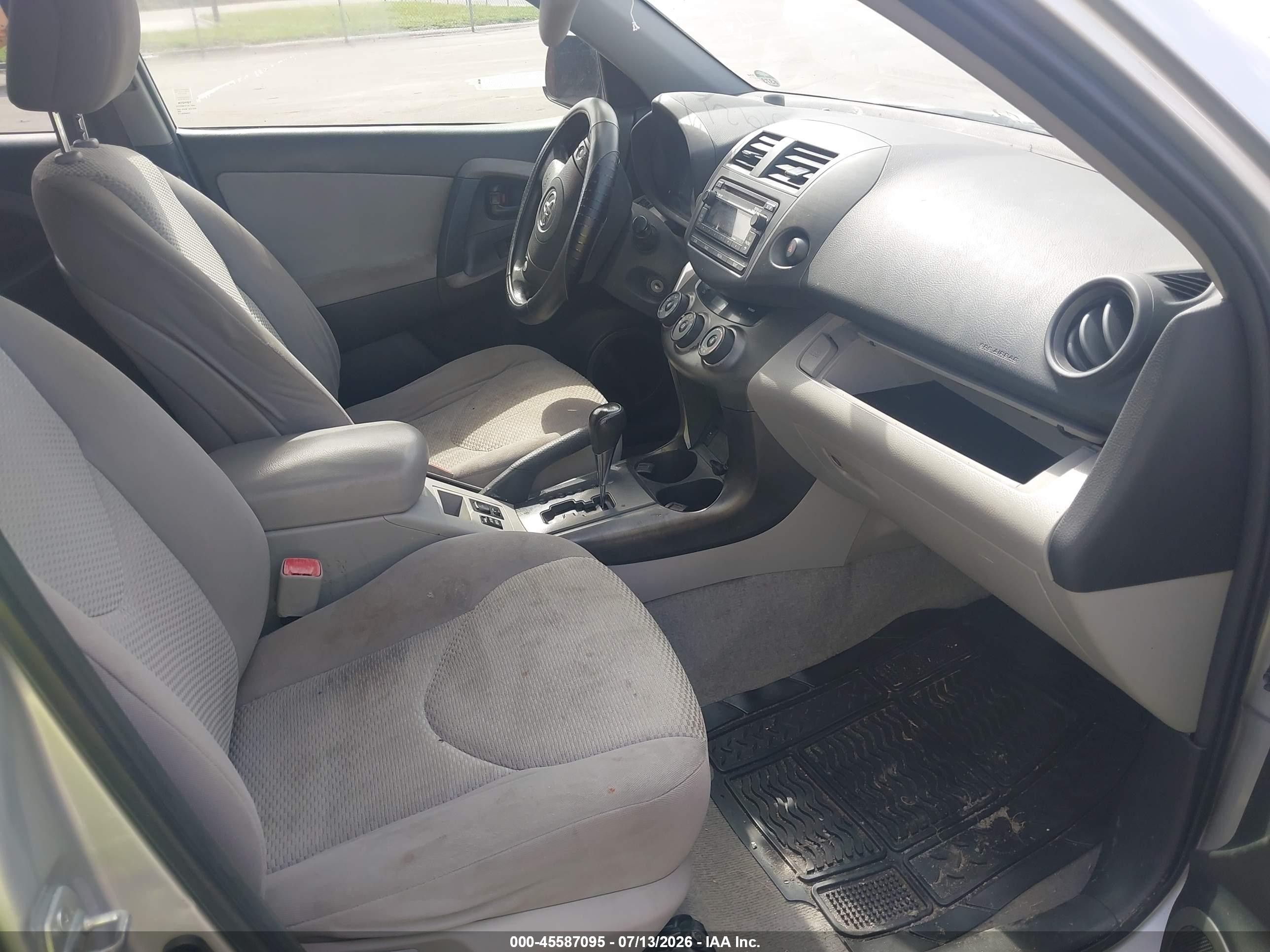 2012 Toyota Rav4 Base V6 Silver vin: 2T3ZK4DV3CW019219