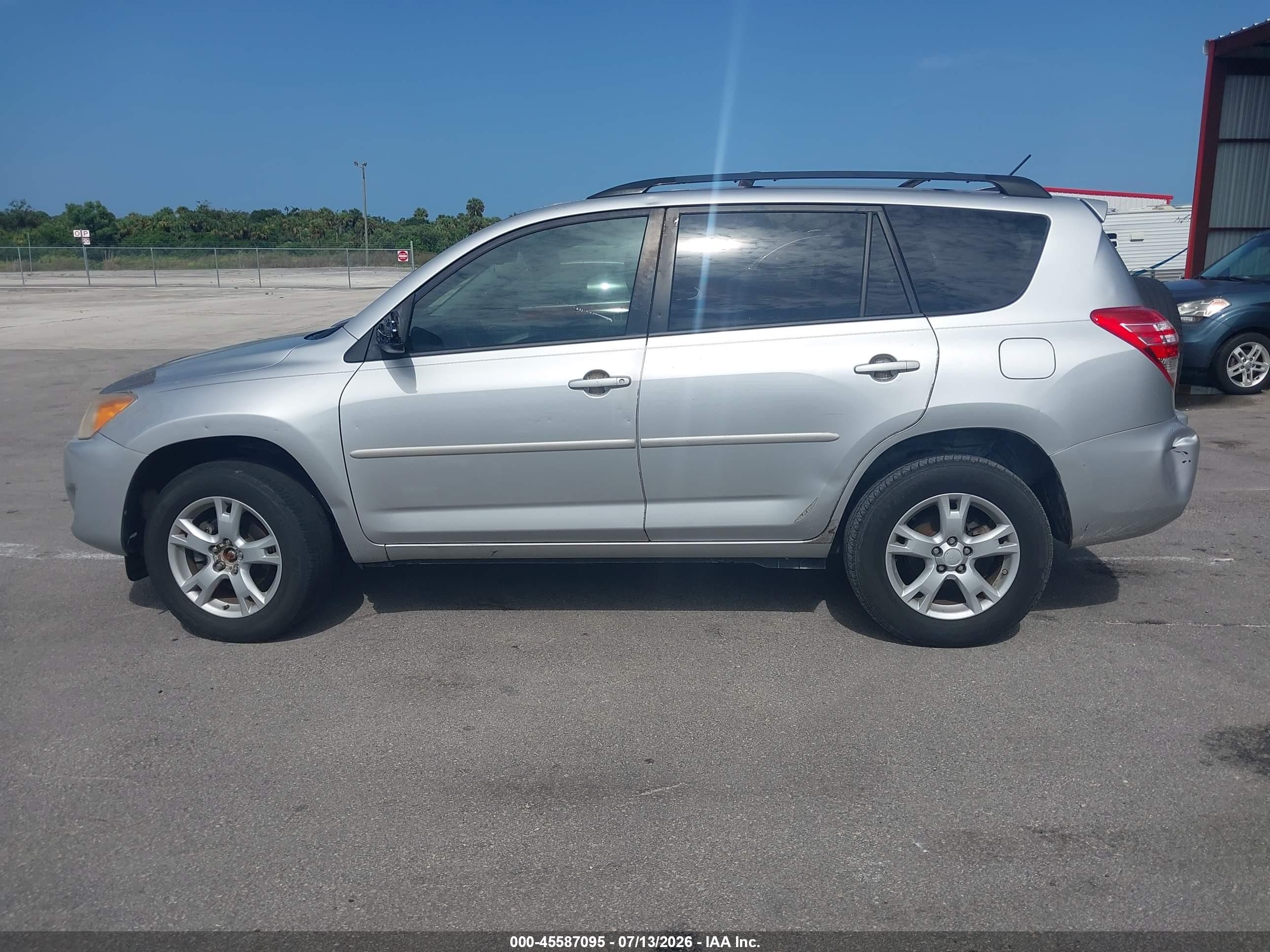 2012 Toyota Rav4 Base V6 Silver vin: 2T3ZK4DV3CW019219