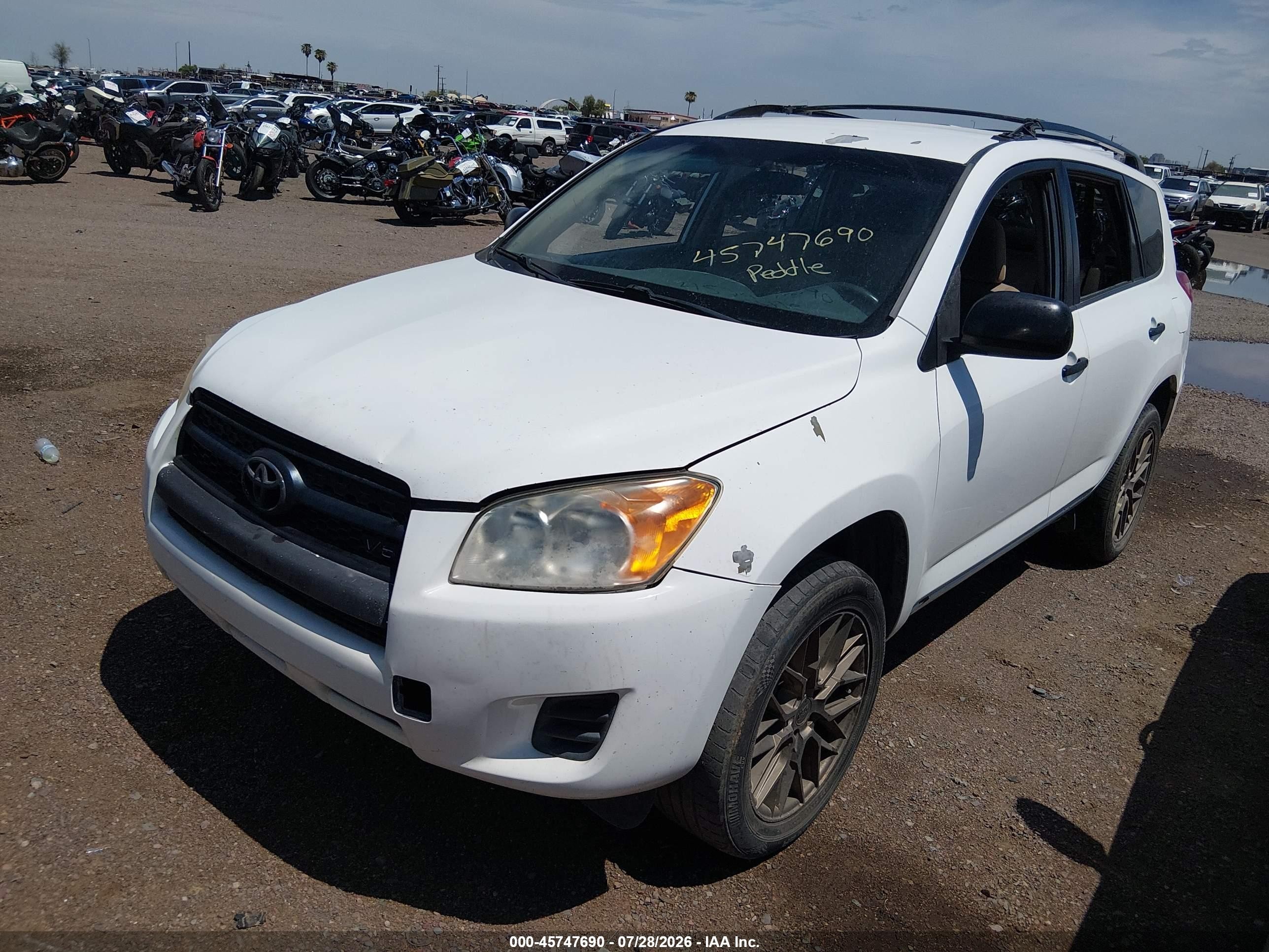 2012 Toyota Rav4 Base V6 Белый vin: 2T3ZK4DV5CW014863