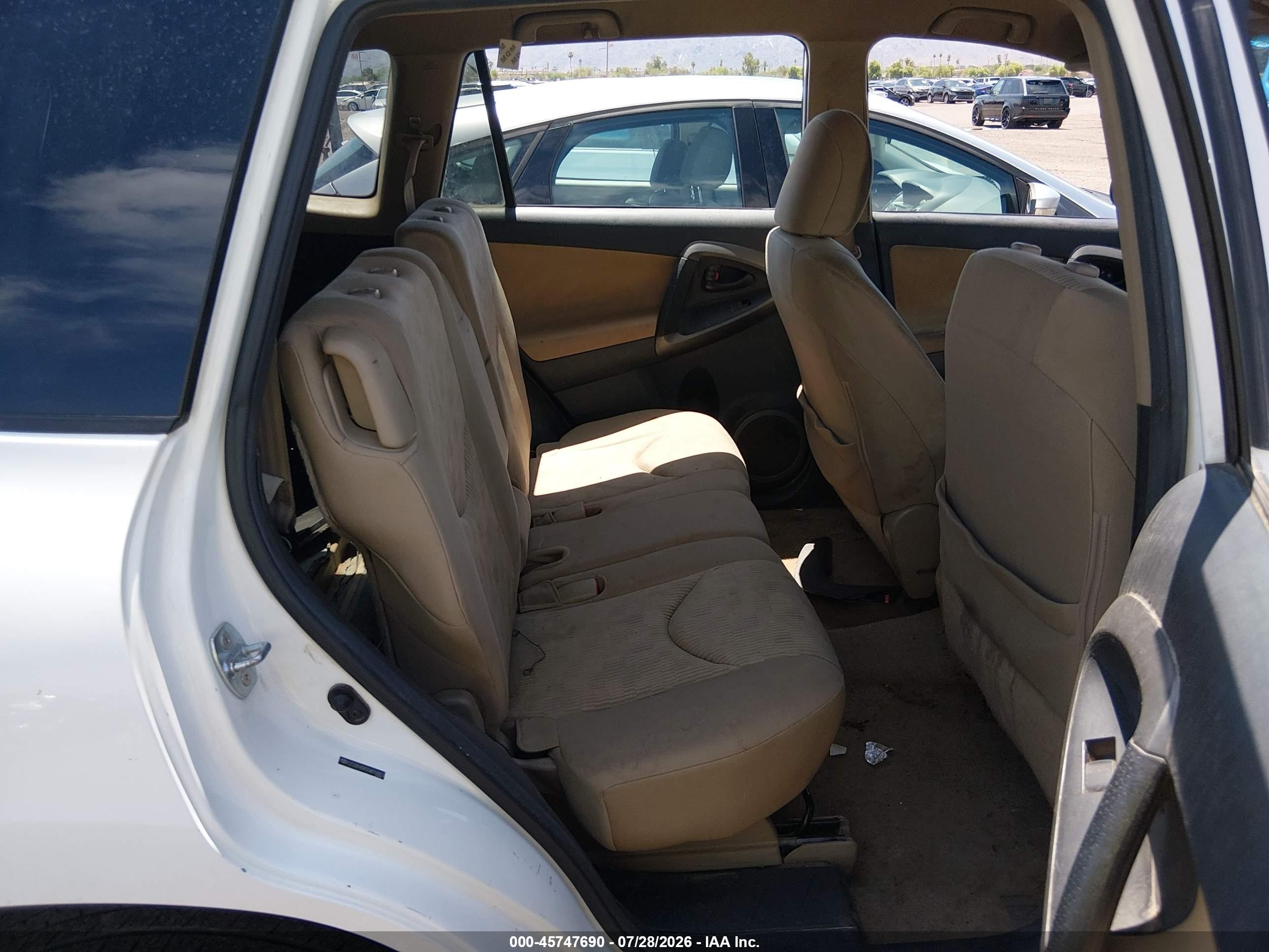 2012 Toyota Rav4 Base V6 Белый vin: 2T3ZK4DV5CW014863