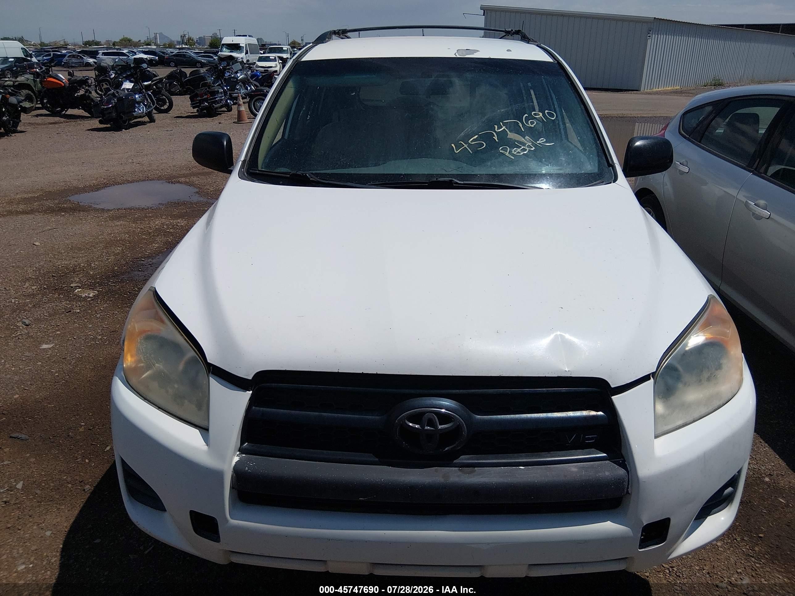 2012 Toyota Rav4 Base V6 Белый vin: 2T3ZK4DV5CW014863