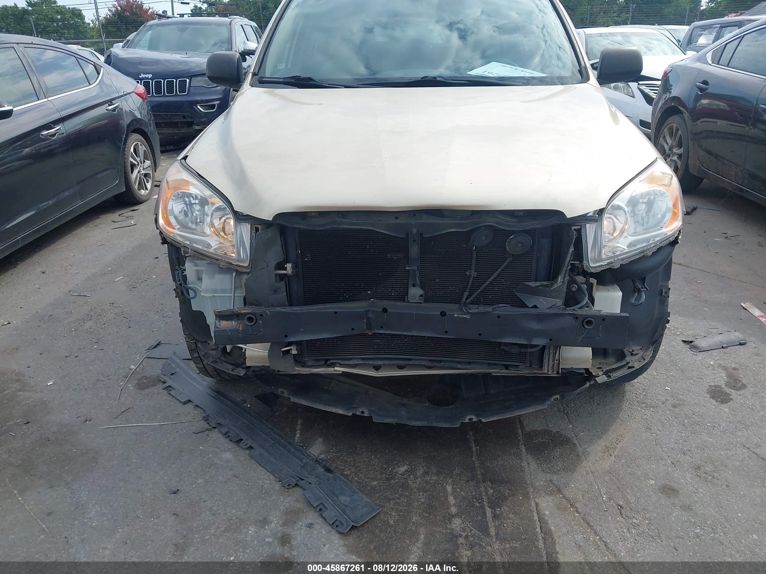 2010 Toyota Rav4 Base V6 Gold vin: 2T3ZK4DV9AW007850
