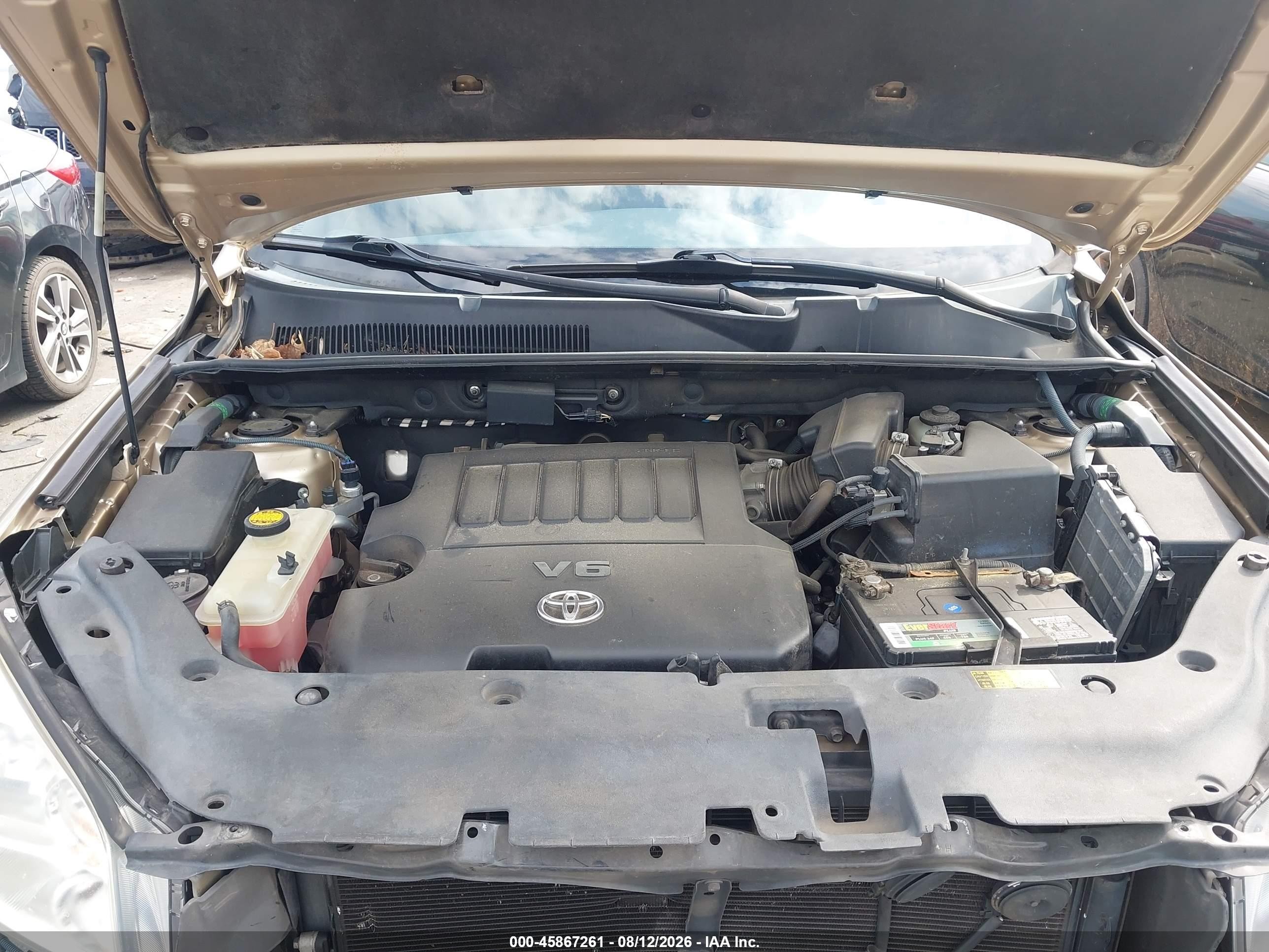 2010 Toyota Rav4 Base V6 Gold vin: 2T3ZK4DV9AW007850