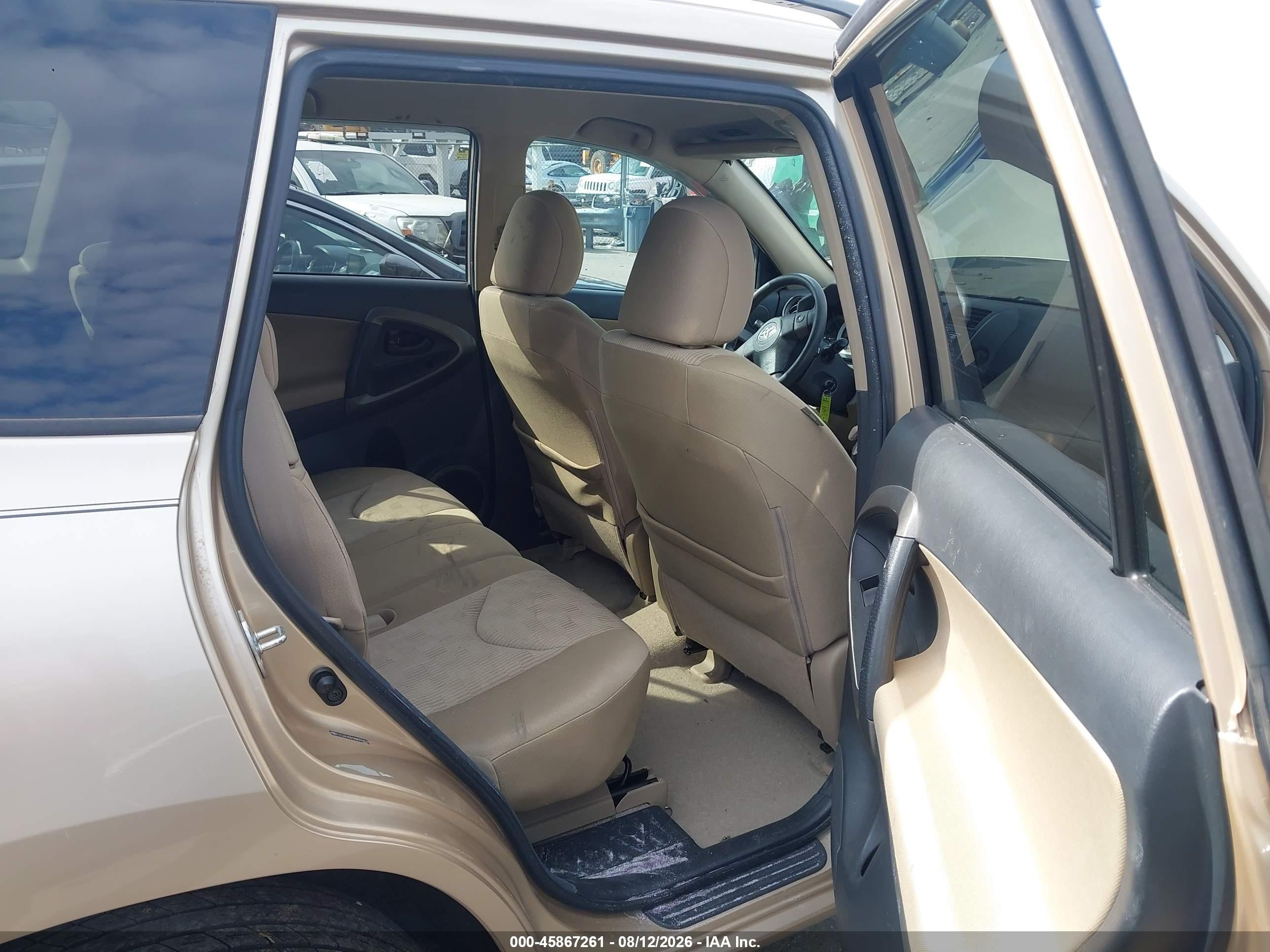 2010 Toyota Rav4 Base V6 Gold vin: 2T3ZK4DV9AW007850