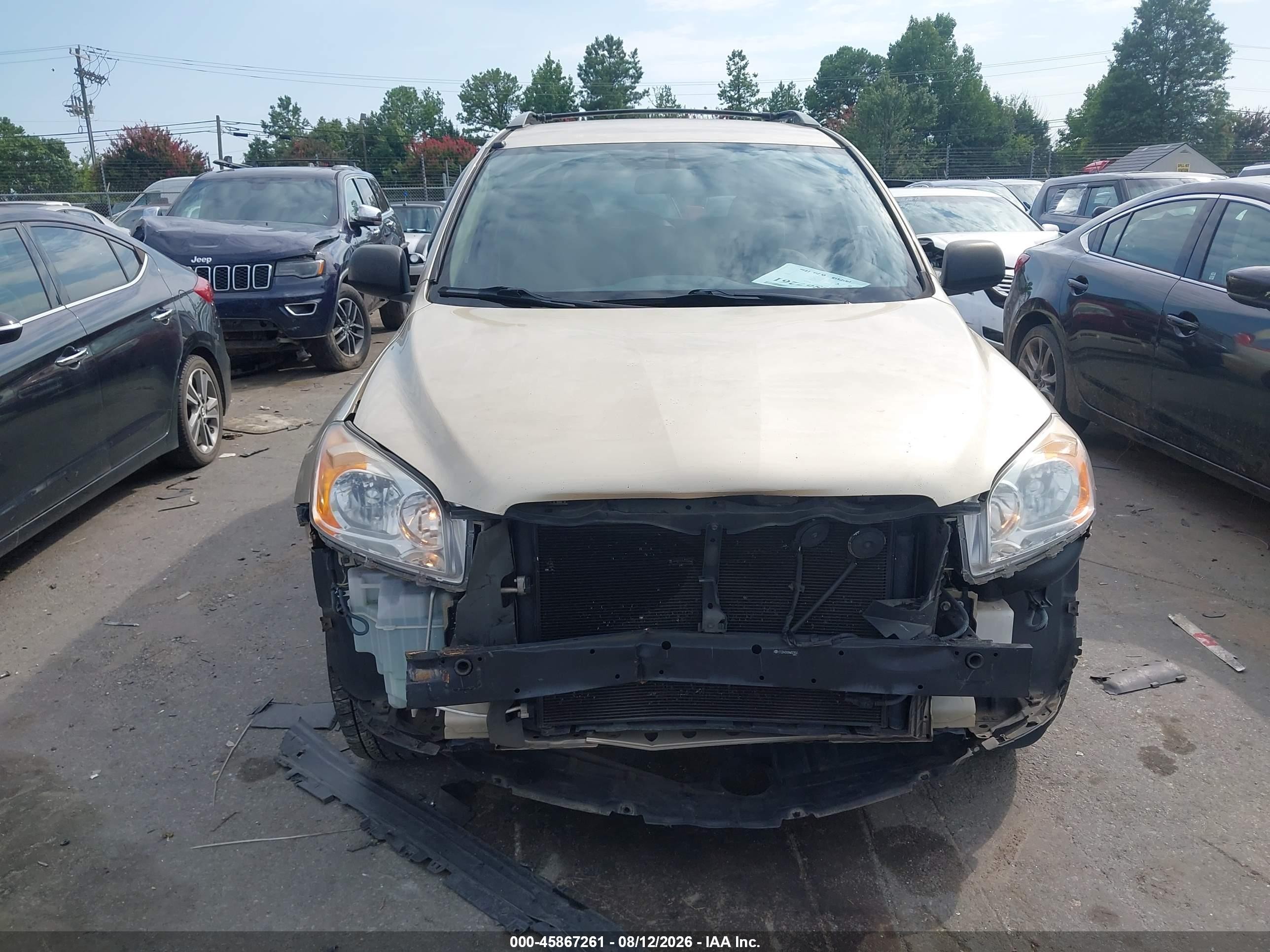 2010 Toyota Rav4 Base V6 Gold vin: 2T3ZK4DV9AW007850