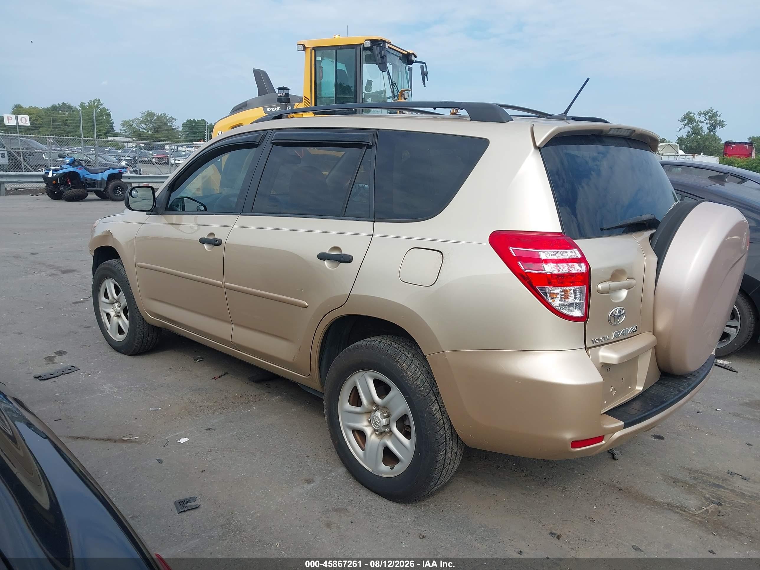 2010 Toyota Rav4 Base V6 Gold vin: 2T3ZK4DV9AW007850