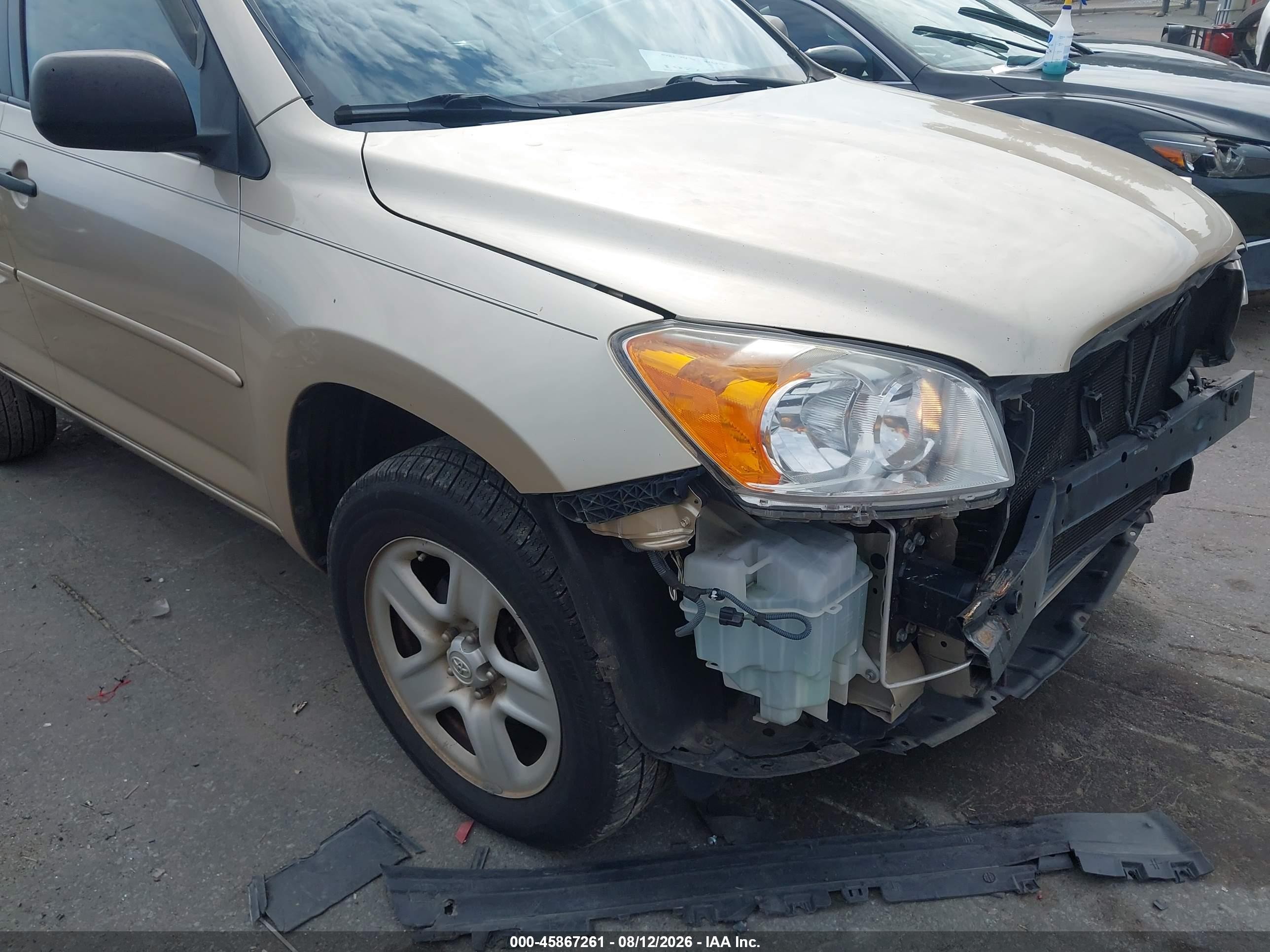 2010 Toyota Rav4 Base V6 Gold vin: 2T3ZK4DV9AW007850