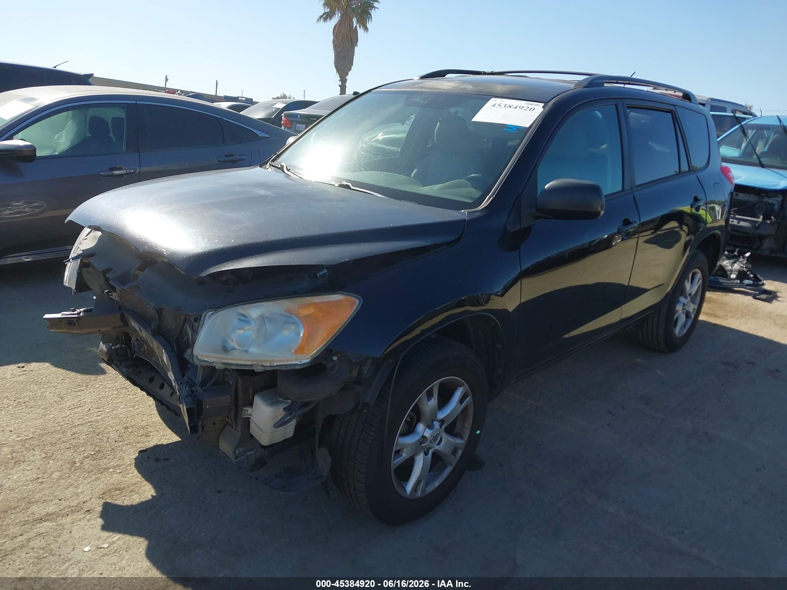2012 Toyota Rav4 Base V6 Black vin: 2T3ZK4DV9CW015479