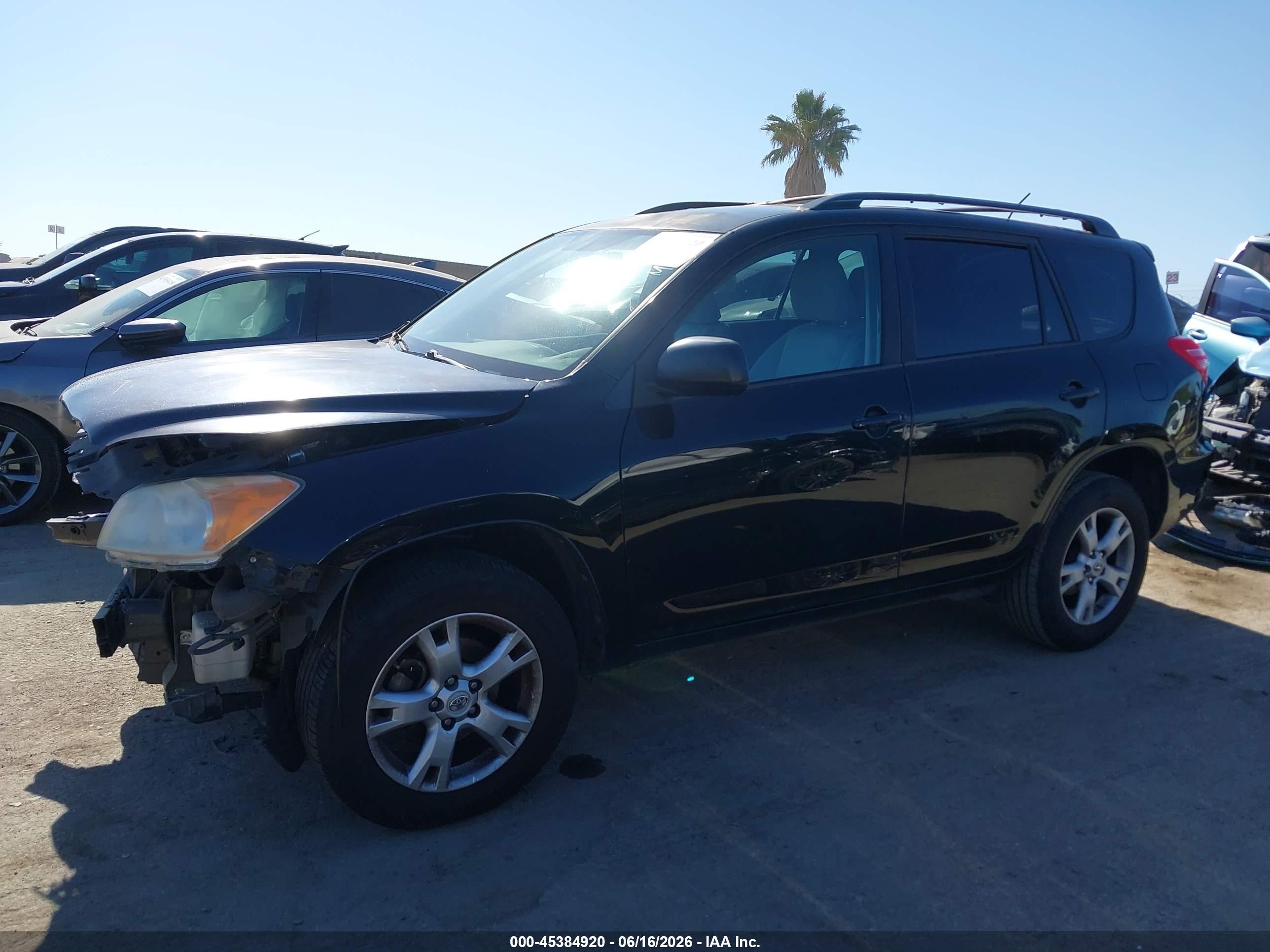 2012 Toyota Rav4 Base V6 Black vin: 2T3ZK4DV9CW015479