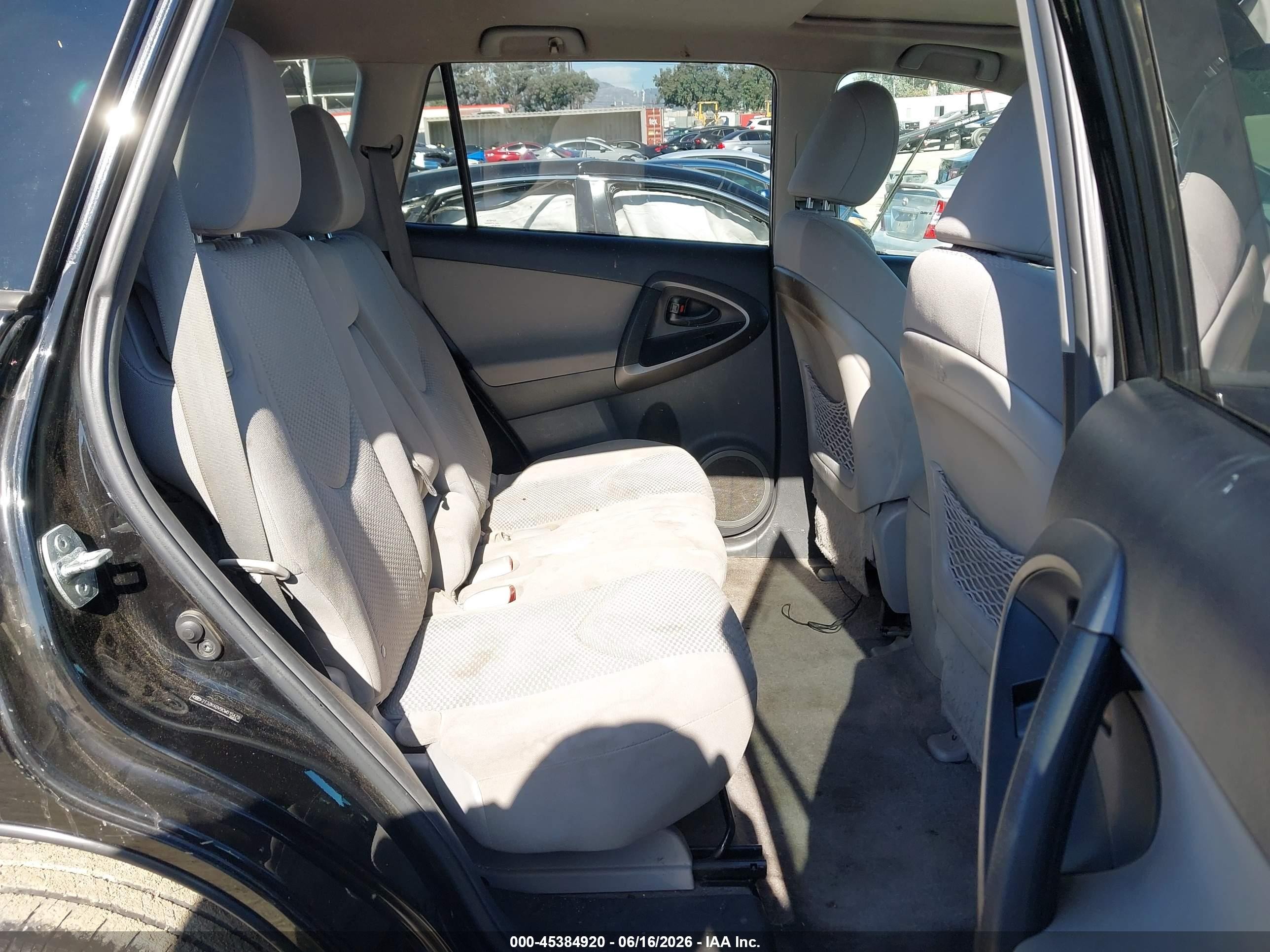 2012 Toyota Rav4 Base V6 Black vin: 2T3ZK4DV9CW015479